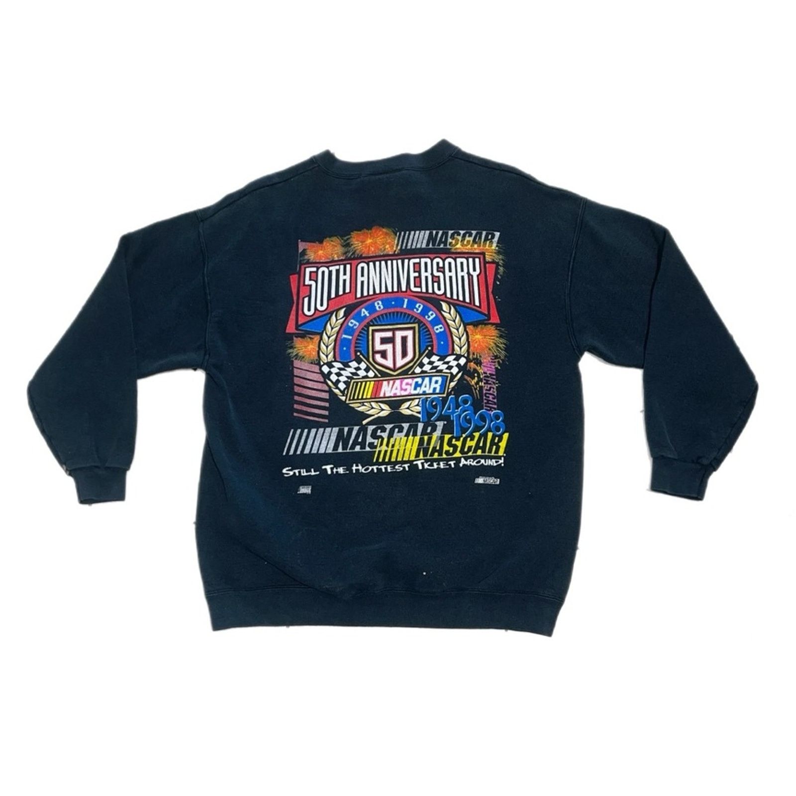 Lee Vintage NASCAR 50th Anniversary 1948–1998 Sweatshirt Size US XL / EU 56 / 4 - 2 Thumbnail
