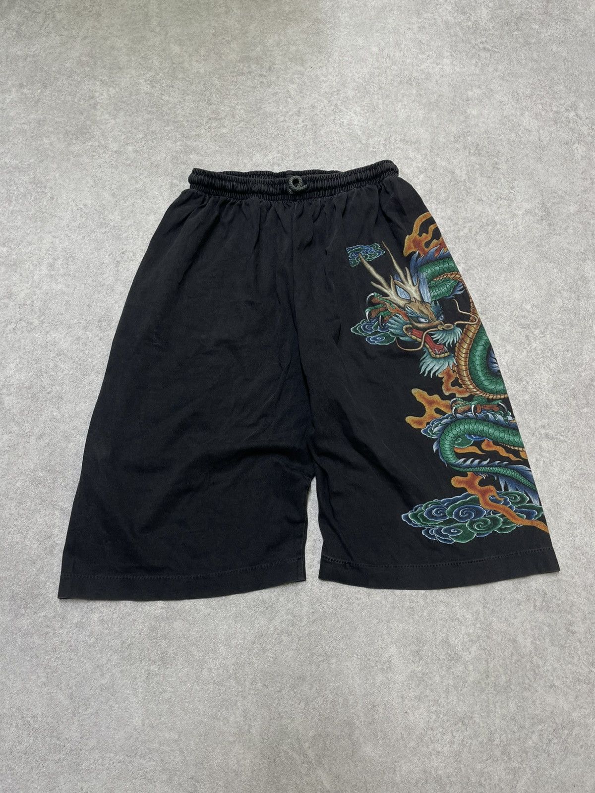 If Six Was Nine × Japanese Brand × Le Grande Bleu (L.G.B.) Y2K Darkwear With Eastern Dragon Motif - Feels Size US 30 / EU 46 - 8 Thumbnail