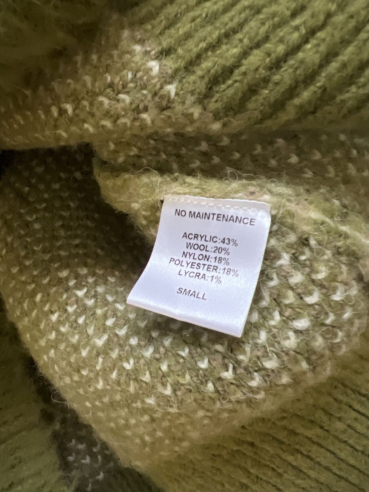 No Maintenance No Maintenance Earth Tone Still Shag Cardigan Size US S / EU 44-46 / 1 - 5 Thumbnail