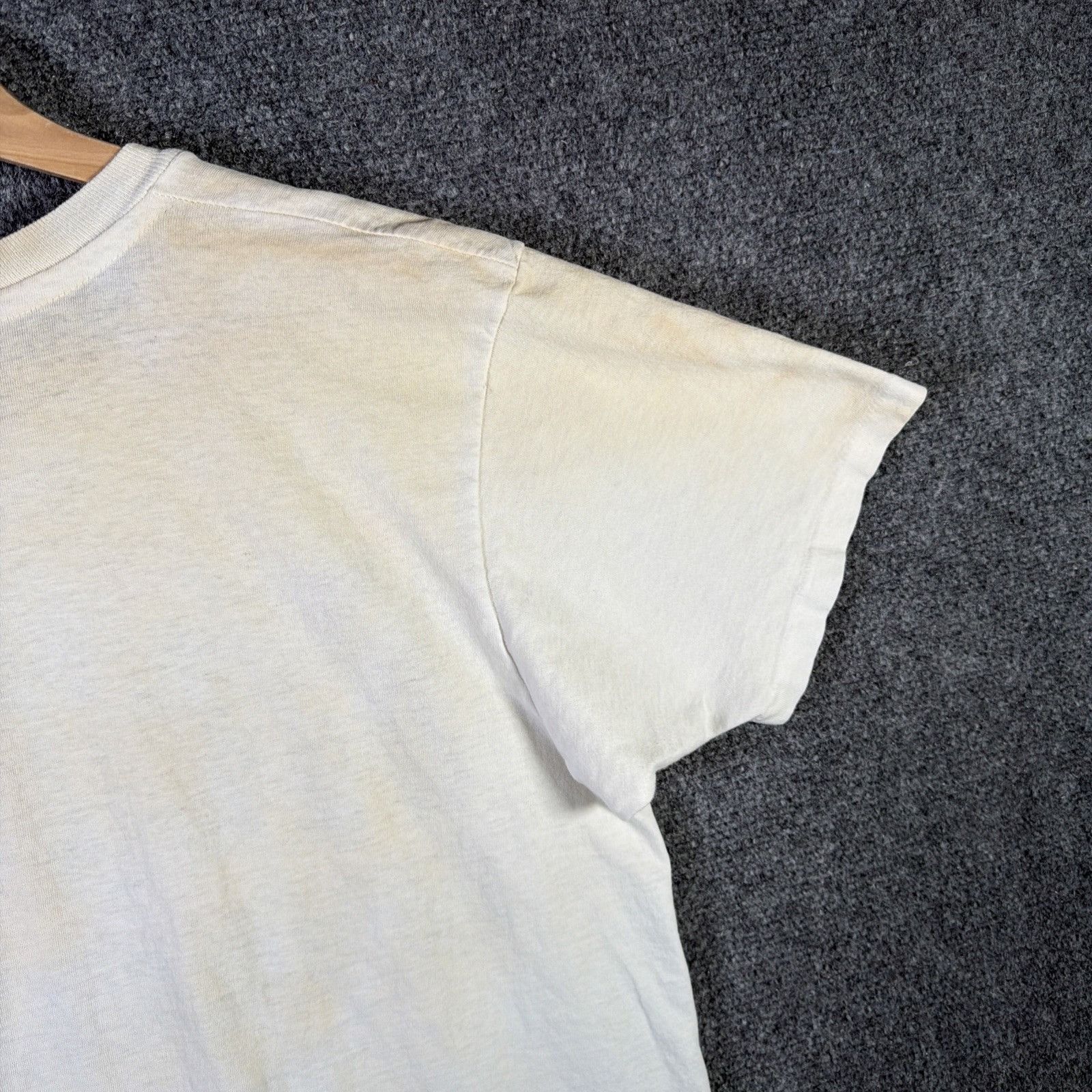 Levi's Vintage Levis Shirt Mens Large White 70s Hanes Promo Denim Size US L / EU 52-54 / 3 - 9 Thumbnail
