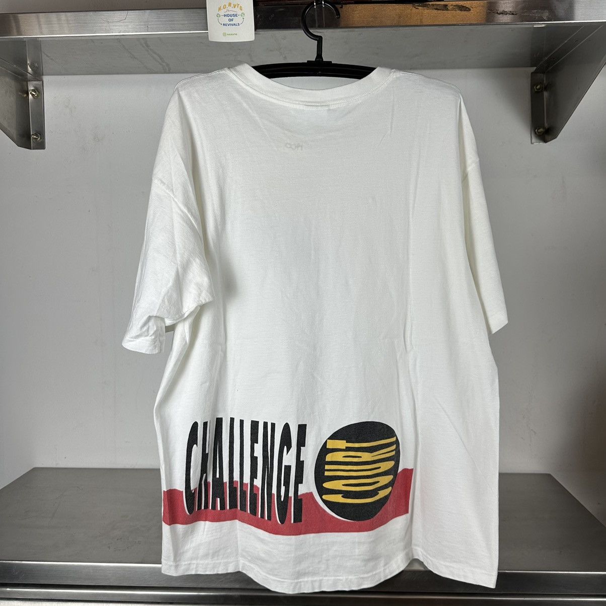 Nike × Vintage Vintage 90s Nike Tennis Challenge Court Promo XL T-shirt Size US XL / EU 56 / 4 - 2 Thumbnail