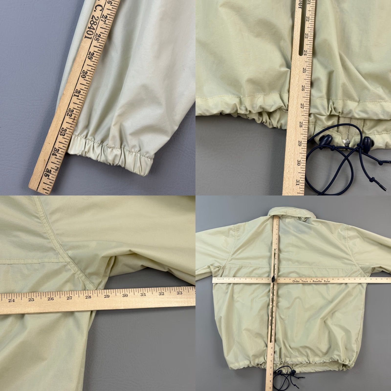 Vintage Vintage L.L. Bean Jacket Mens 2XL Tall Tan Full Zip Hooded Windbreaker Hiking 90s Streetwear Style Windbreaker Mens (Beige) Size US XXL / EU 58 / 5 - 9 Thumbnail