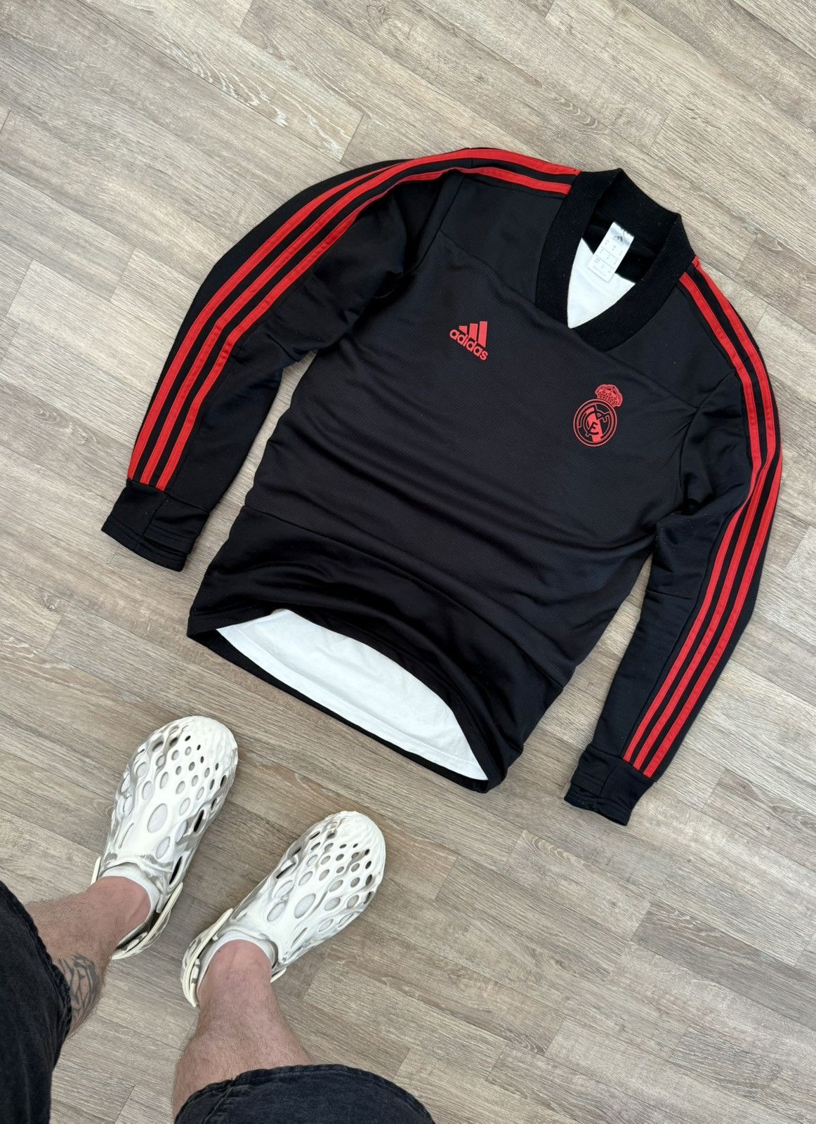 Vintage Real Madrid Y2K Track Soccer Football Sweatshirt Jacket Size US S / EU 44-46 / 1 - 1 Thumbnail