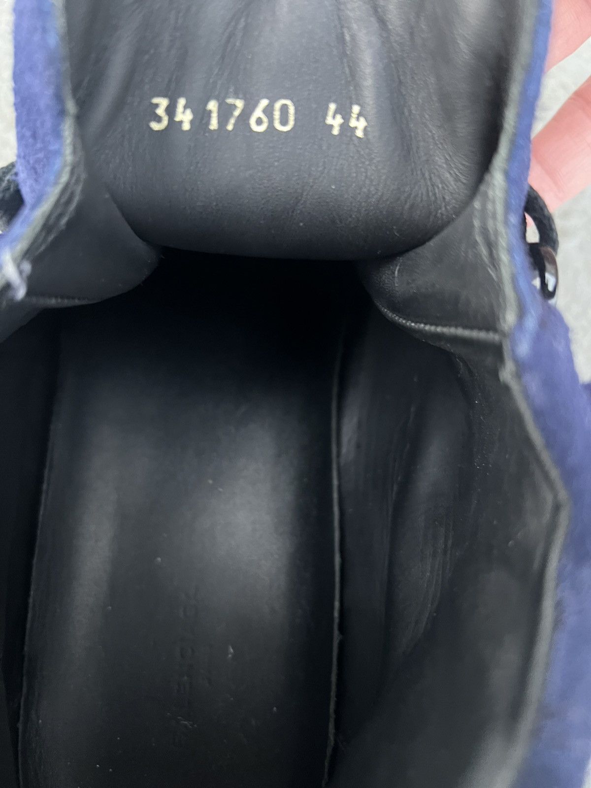 Balenciaga Suede Balenciaga Arenas Blue/Black Size US 11 / EU 44 - 8 Thumbnail