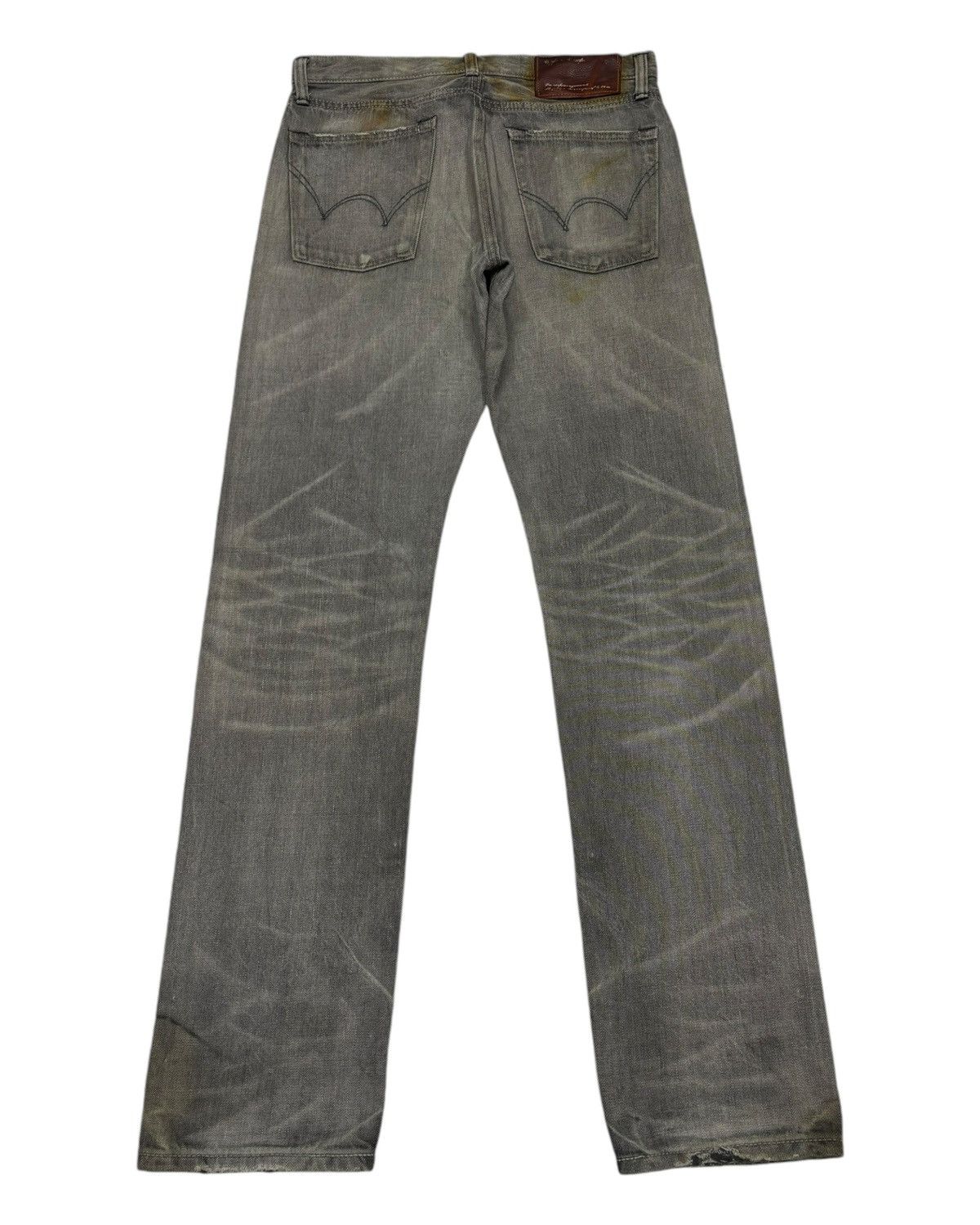 Edwin 🔥Rare Edwin Smoke Grey Clawmark Selvedge Denim Jeans Size US 30 / EU 46 - 4 Thumbnail
