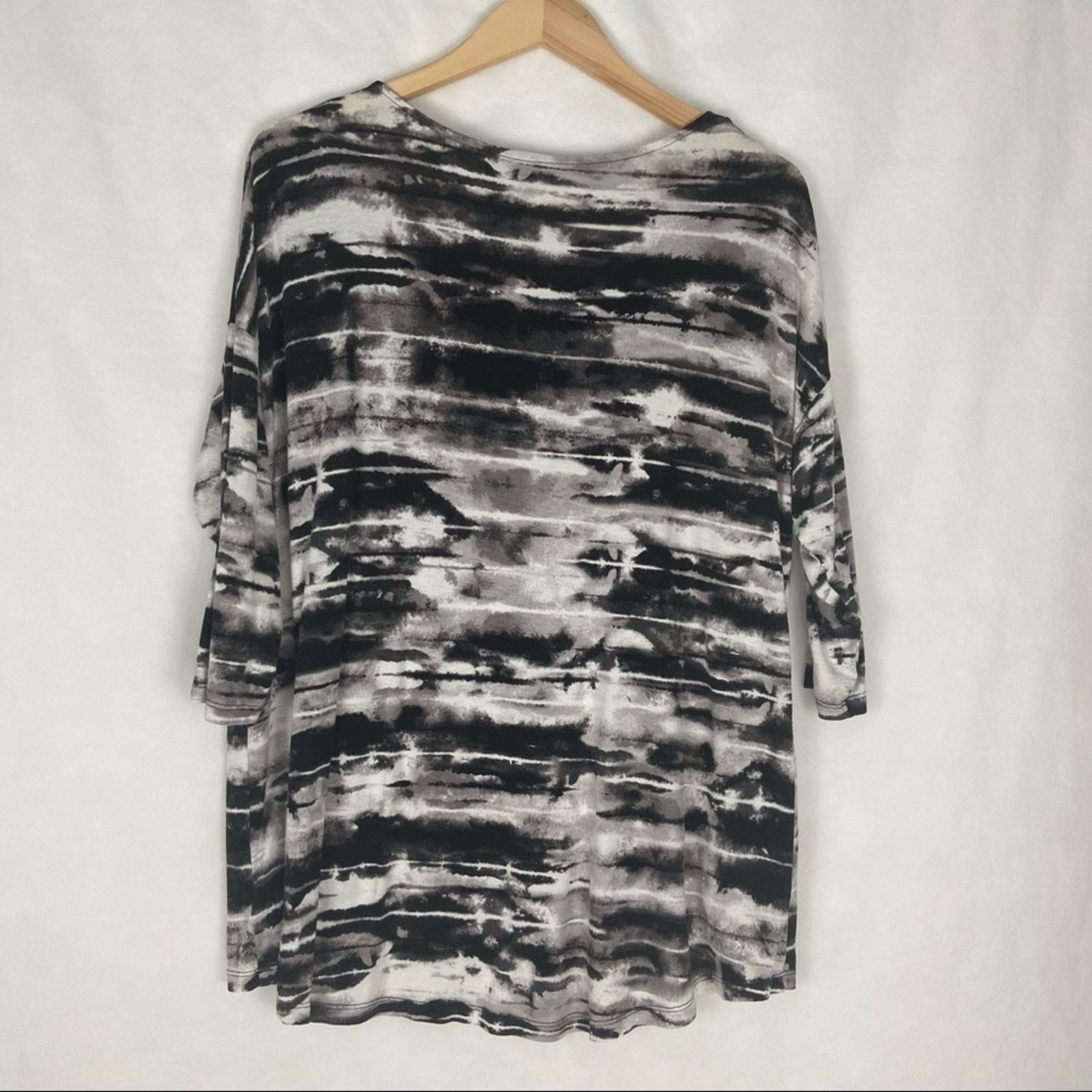 Cynthia Rowley Cynthia Rowley Women's Hi Low Tunic Short Sleeve Size 1X Size XL / US 12-14 / IT 48-50 - 6 Thumbnail