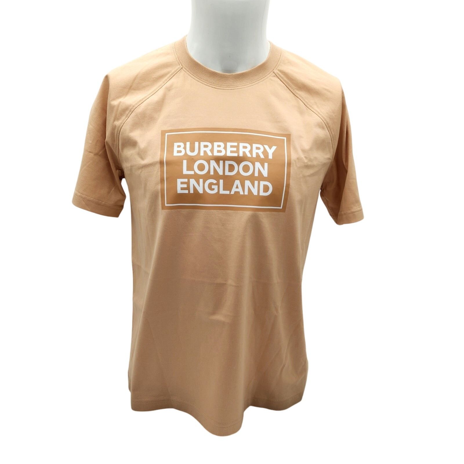 Burberry WOMEN'S BURBERRY SANTO LOGO T-SHIRT/SOFT FAWN/MEDIUM $480 Size M / US 6-8 / IT 42-44 - 2 Thumbnail