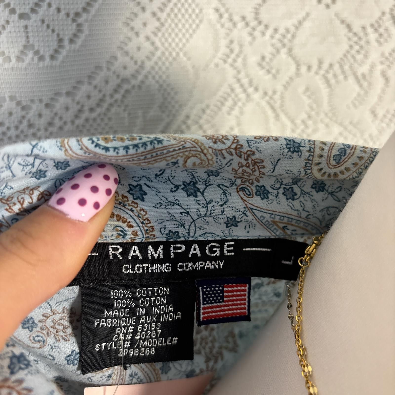 Other vintage rampage floral embroidered blouse Size L / US 10 / IT 46 - 6 Thumbnail