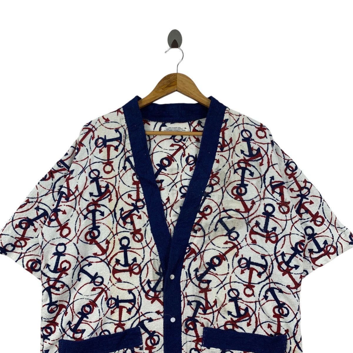 Playboy Vintage PLAYBOY Nwt Anchor Overprint Robe Style Sweatshirt Size US M / EU 48-50 / 2 - 3 Thumbnail