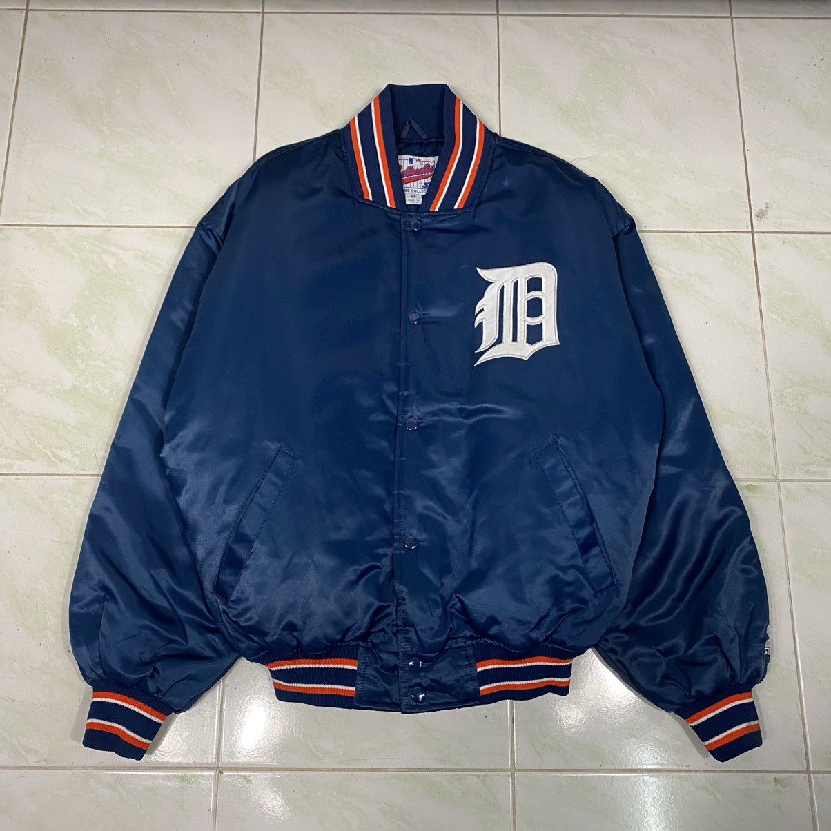 Starter 🔥VINTAGE SATIN BOMBER JACKET MLB NEW YORK STARTER BIG LOGO Size US M / EU 48-50 / 2 - 3 Thumbnail