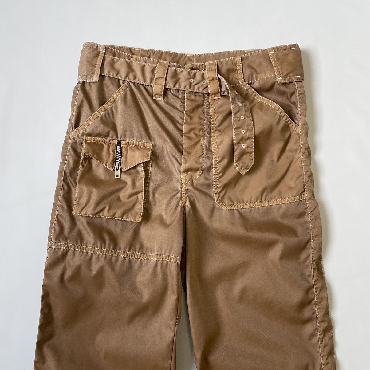 Maison Margiela Sample Over Dyed Nylon Cargo Trousers Size US 32 / EU 48 - 3 Thumbnail