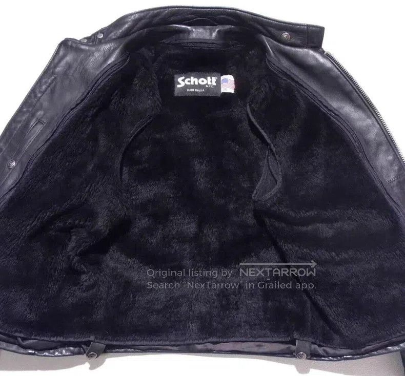 Other Straight stand-up collar leather jacket Size US XS / EU 42 / 0 - 3 Thumbnail