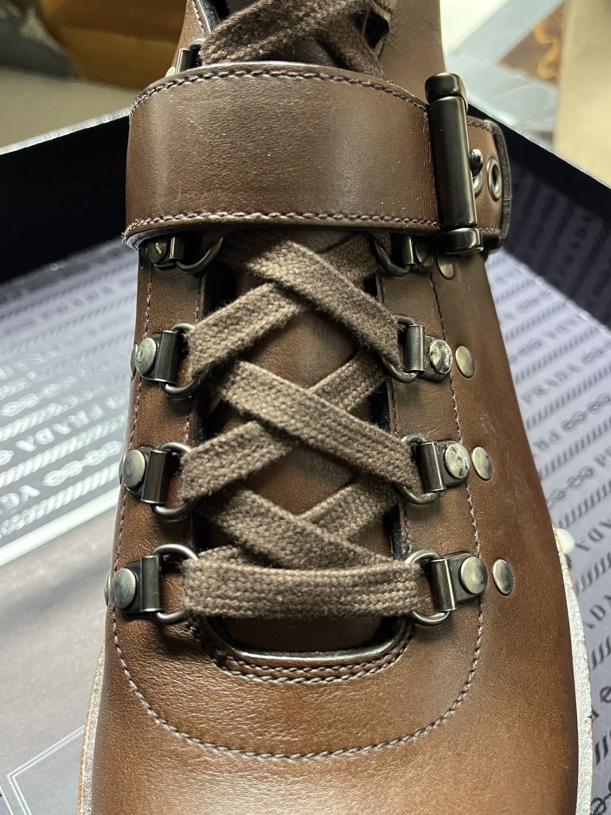 Prada Prada Calzature Uomo Vit Rodeo Boots Size US 7.5 / EU 40-41 - 4 Thumbnail