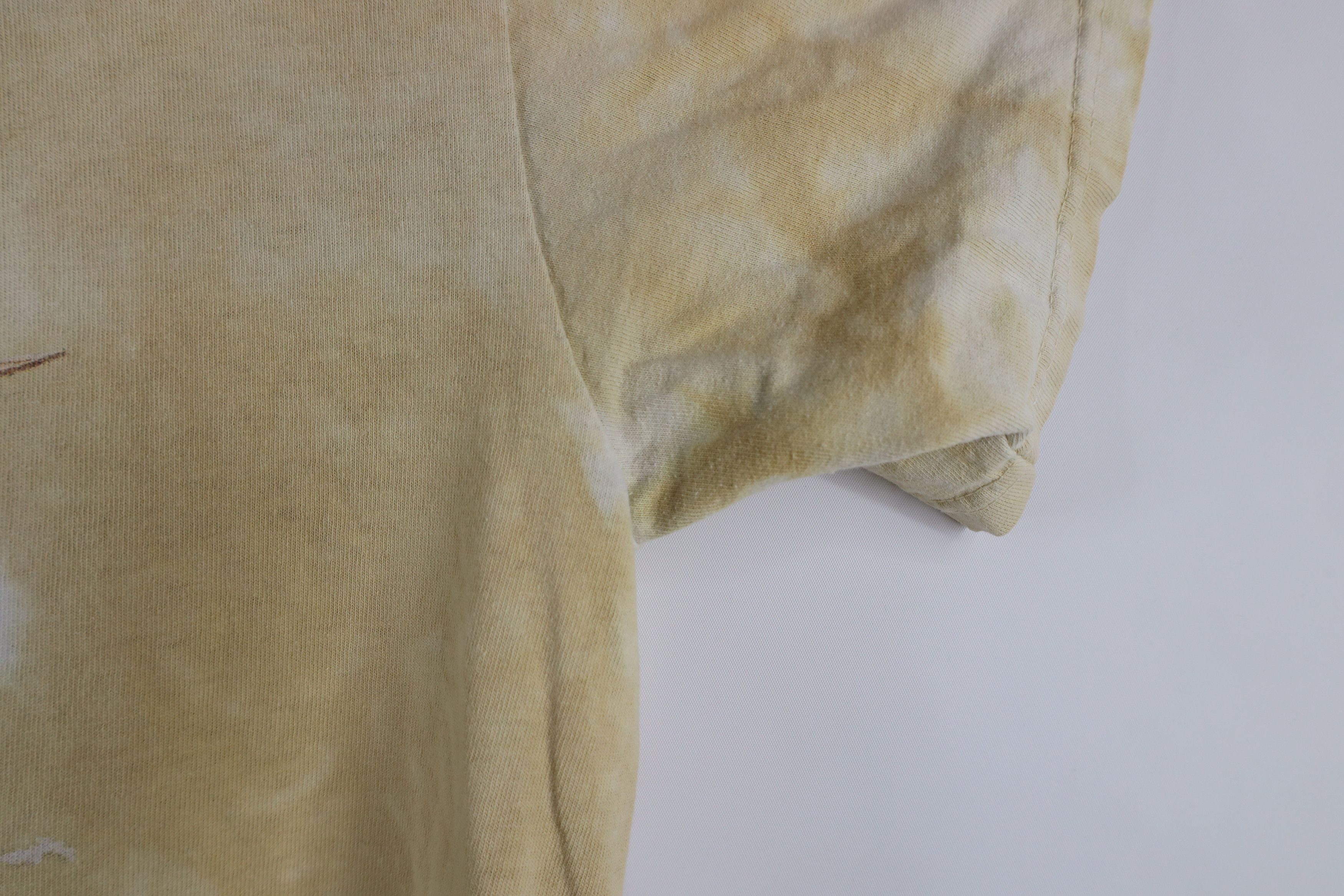 Vintage Vintage 90s Streetwear Kitten Acid Wash T-Shirt Beige Size M / US 6-8 / IT 42-44 - 11 Thumbnail
