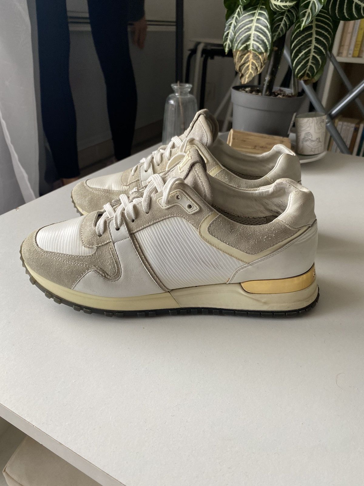 image of Louis Vuitton Sneakers in White, Women's (Size 5)