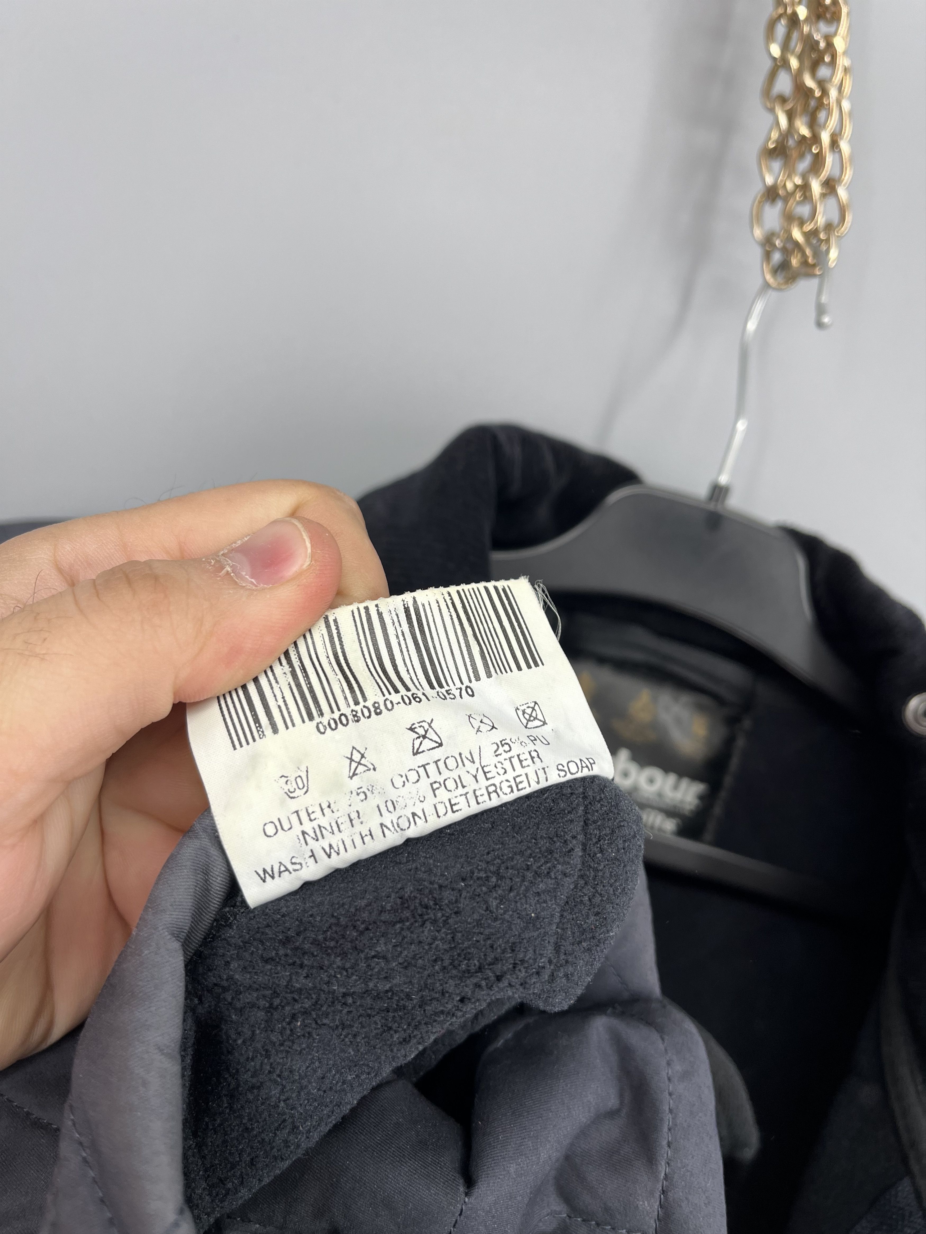Barbour Barbour Microfibre Polarquilt Jacket Navy Mens Size XL Size US XL / EU 56 / 4 - 10 Thumbnail