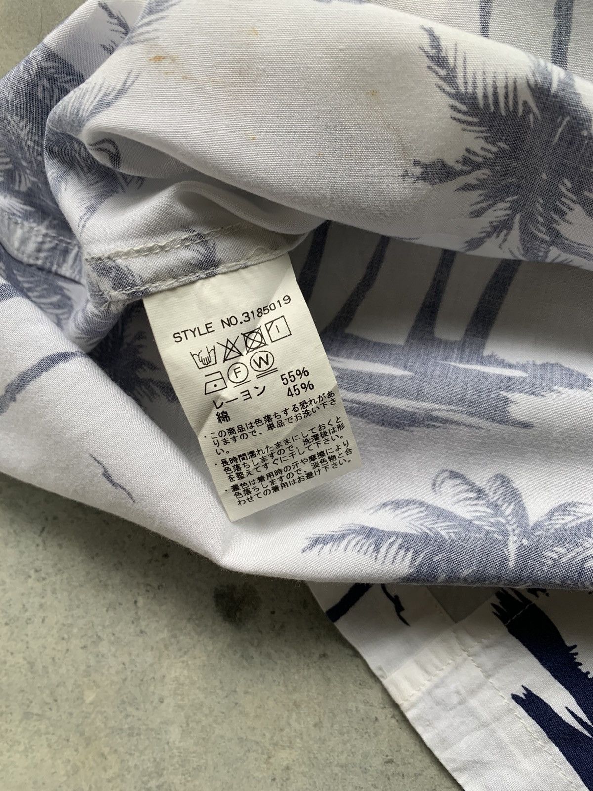 Schott Vintage Schott Rayon Coconut Hawaii Tree Motive Collar Shirt Size US L / EU 52-54 / 3 - 5 Thumbnail