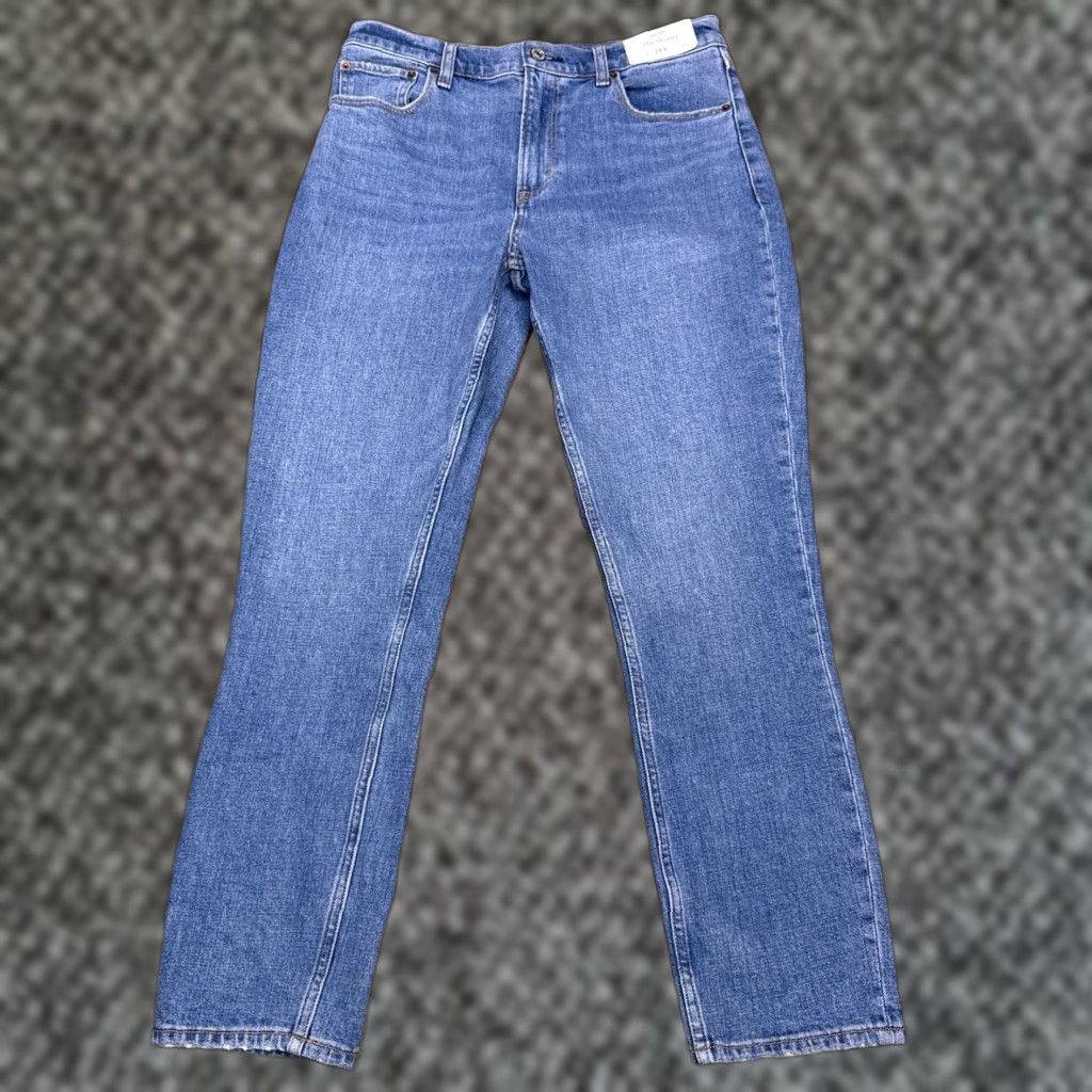 Abercrombie & Fitch Abercrombie & Fitch Jeans Womens 28 Skinny High Rise 5-Pocket Denim Blue Slim Stretch NWT 90s City Vintage No Size 28" / US 6 / IT 42 - 1 Thumbnail