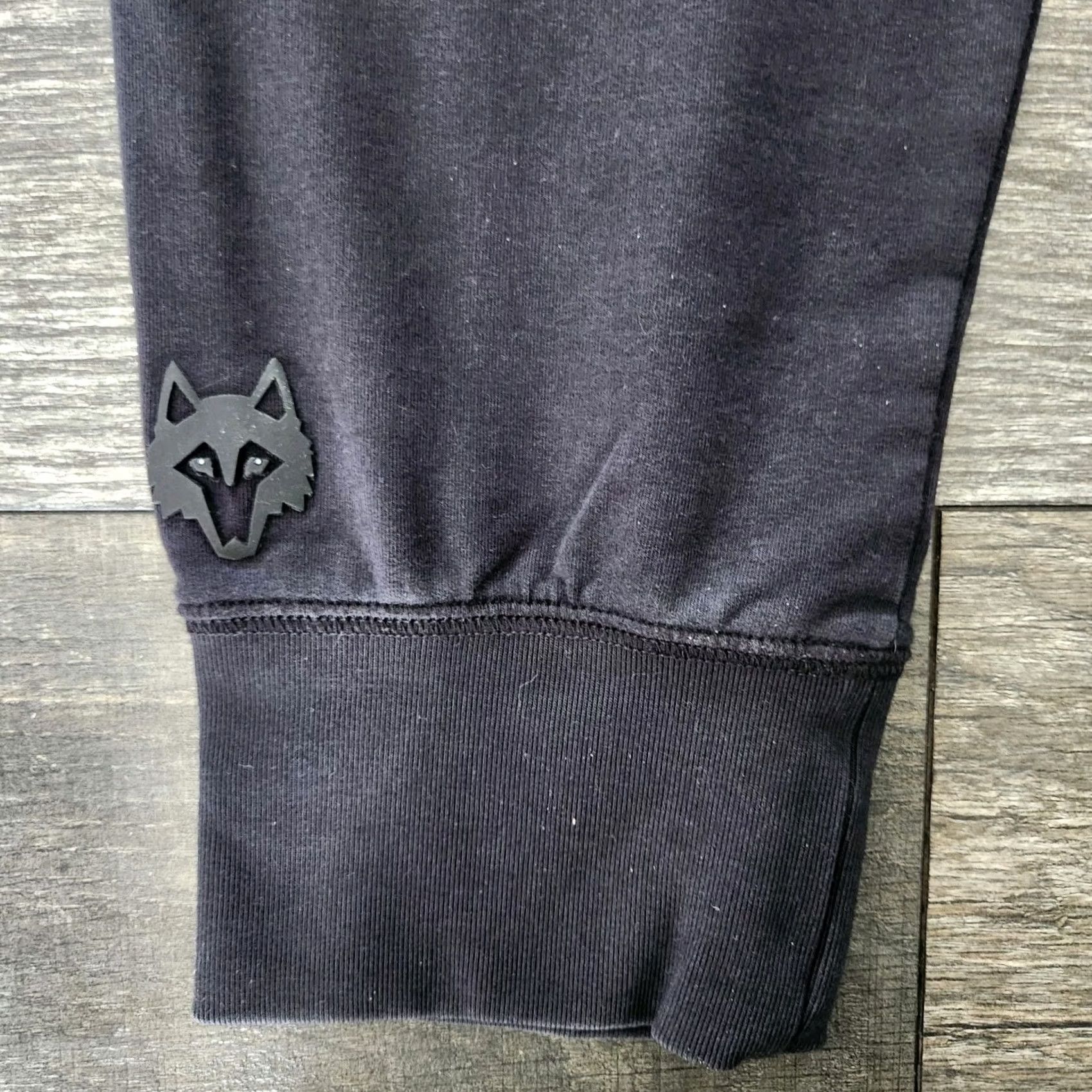 Vintage Greyson Sweatpants Joggers Mens Large Black Fleece Drawstring Athletic Gym Regular Straight Pockets Logo Size US 33 - 5 Thumbnail