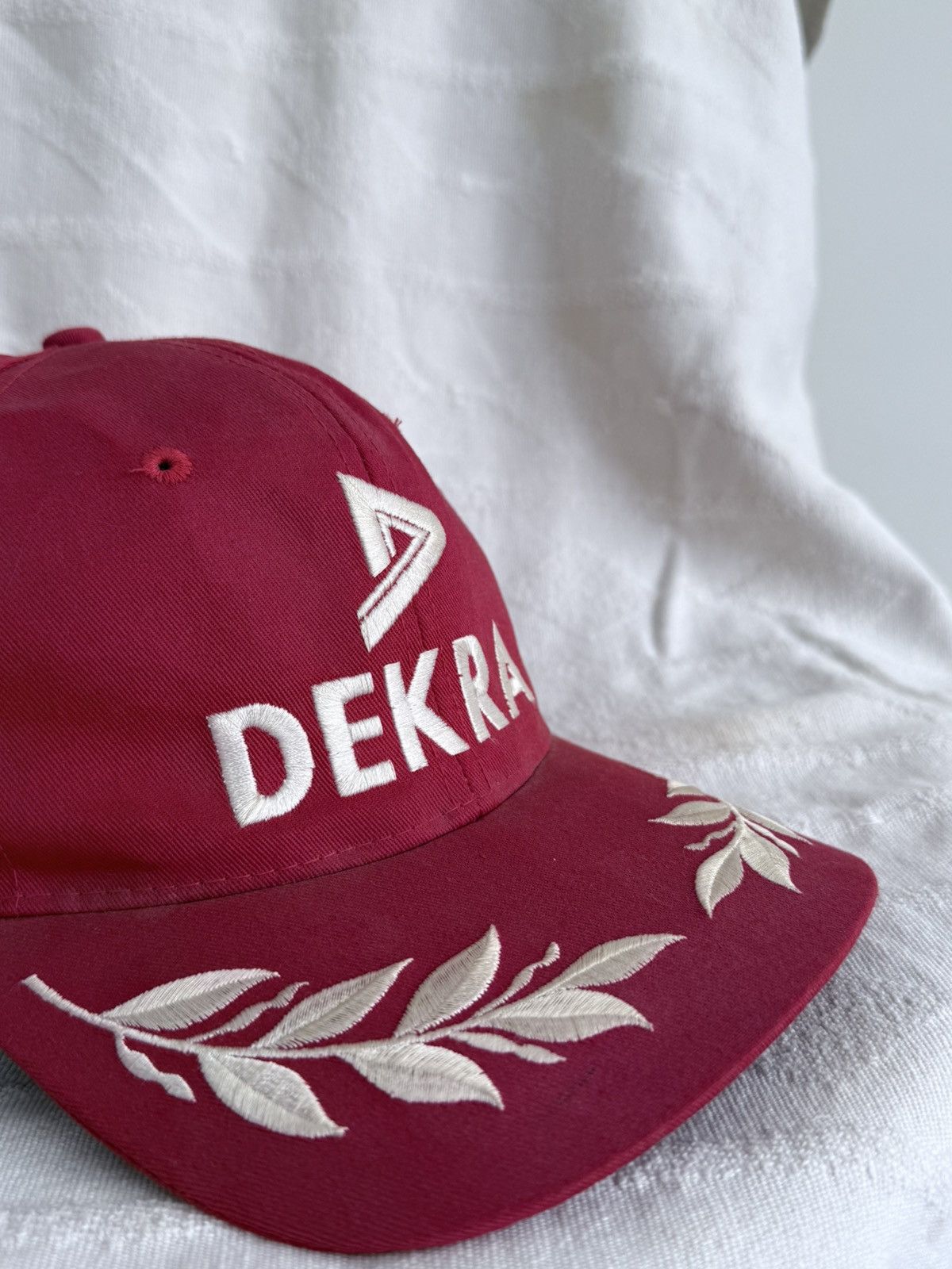 Ferrari Vintage Ferrari Michael Schumacher Dekra Cap Hat Size ONE SIZE - 4 Thumbnail