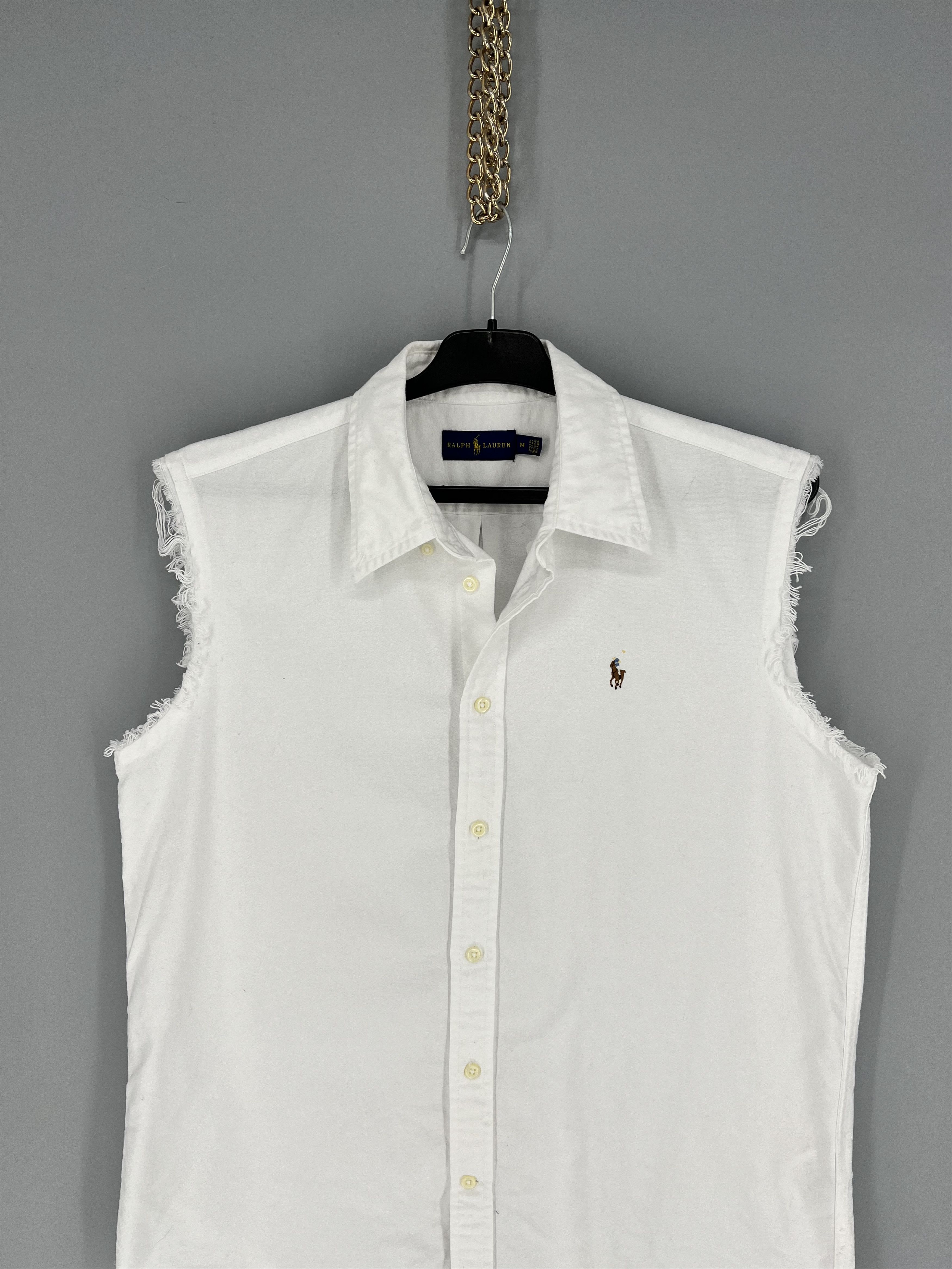 Polo Ralph Lauren Vintage White Shirt Polo Ralph Lauren Size M Rare Size US M / EU 48-50 / 2 - 6 Thumbnail
