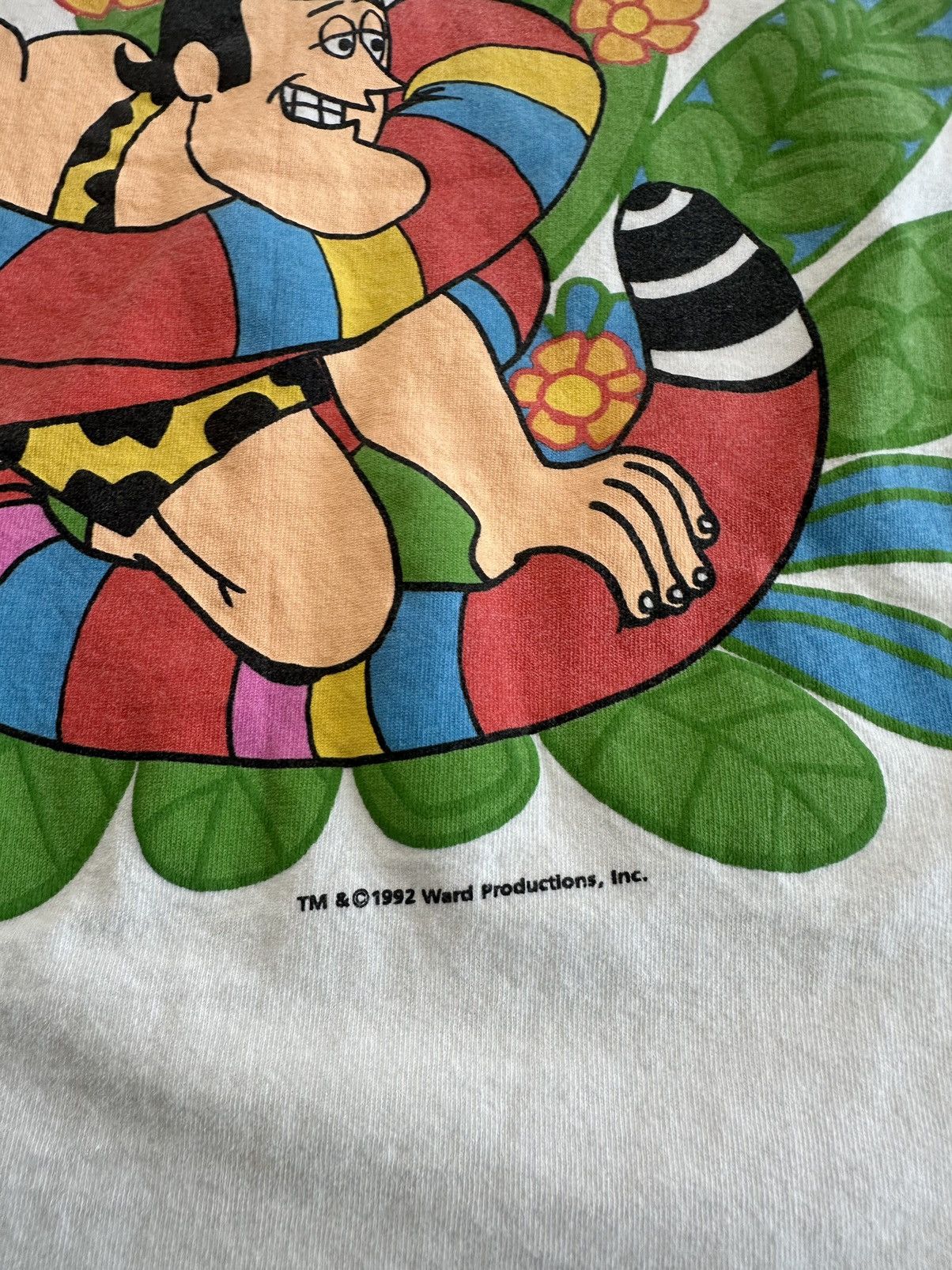 Disney × Vintage 1992 Vintage George Of The Jungle Cartoon Tee Size US XL / EU 56 / 4 - 3 Thumbnail