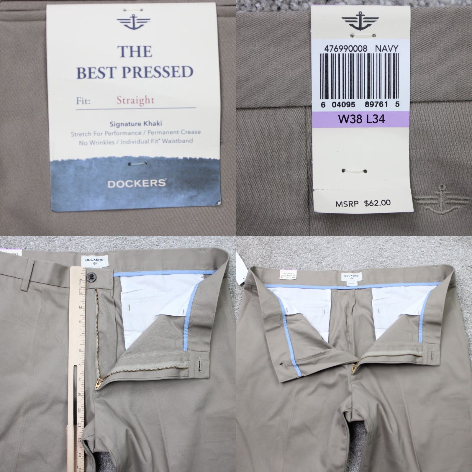 Dockers VINTAGE Size US 38 / EU 54 - 8 Thumbnail