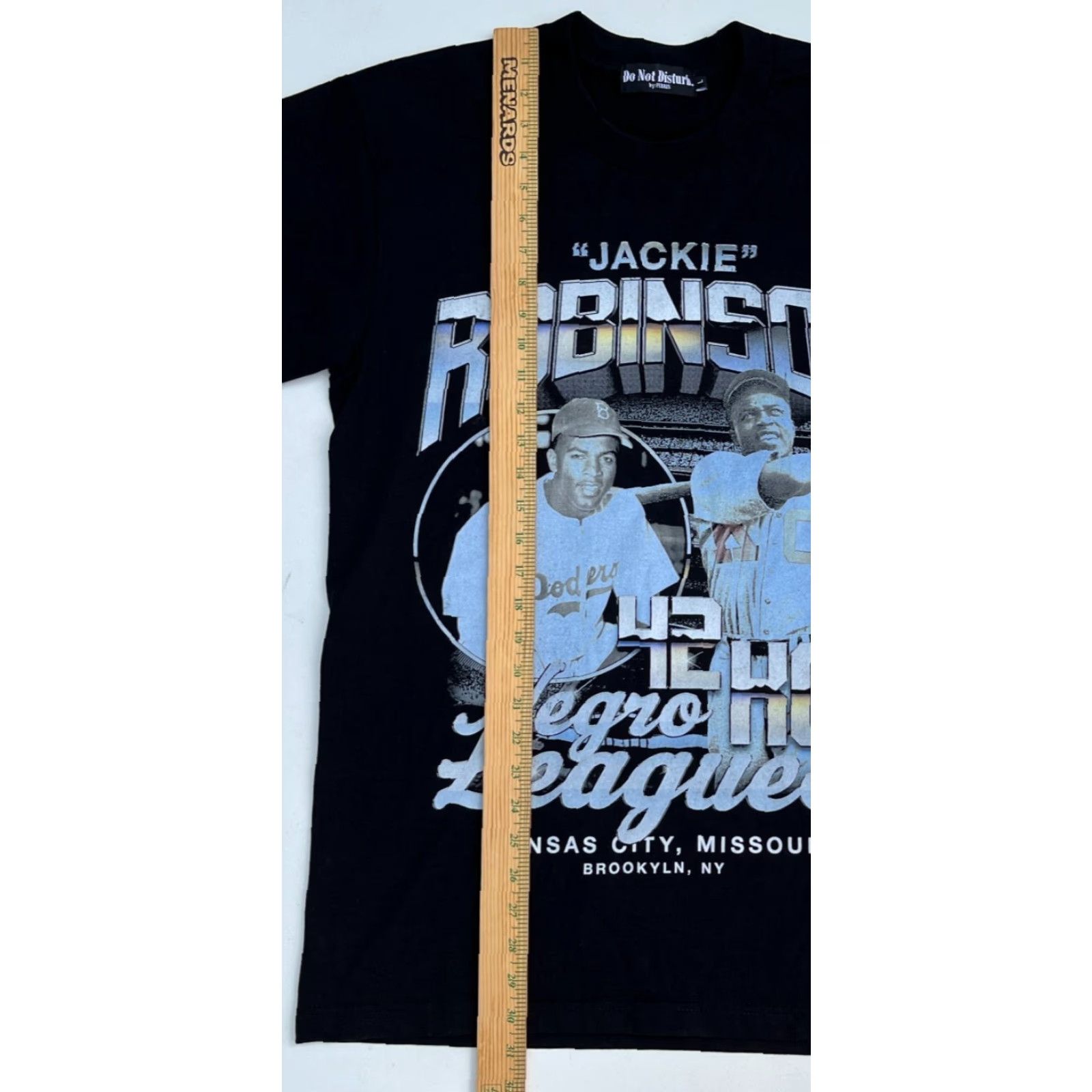 Disturbia Do Not Disturb Jackie Robinson 42 HC Negro Leagues T-Shirt L Black Mens Size US L / EU 52-54 / 3 - 5 Thumbnail