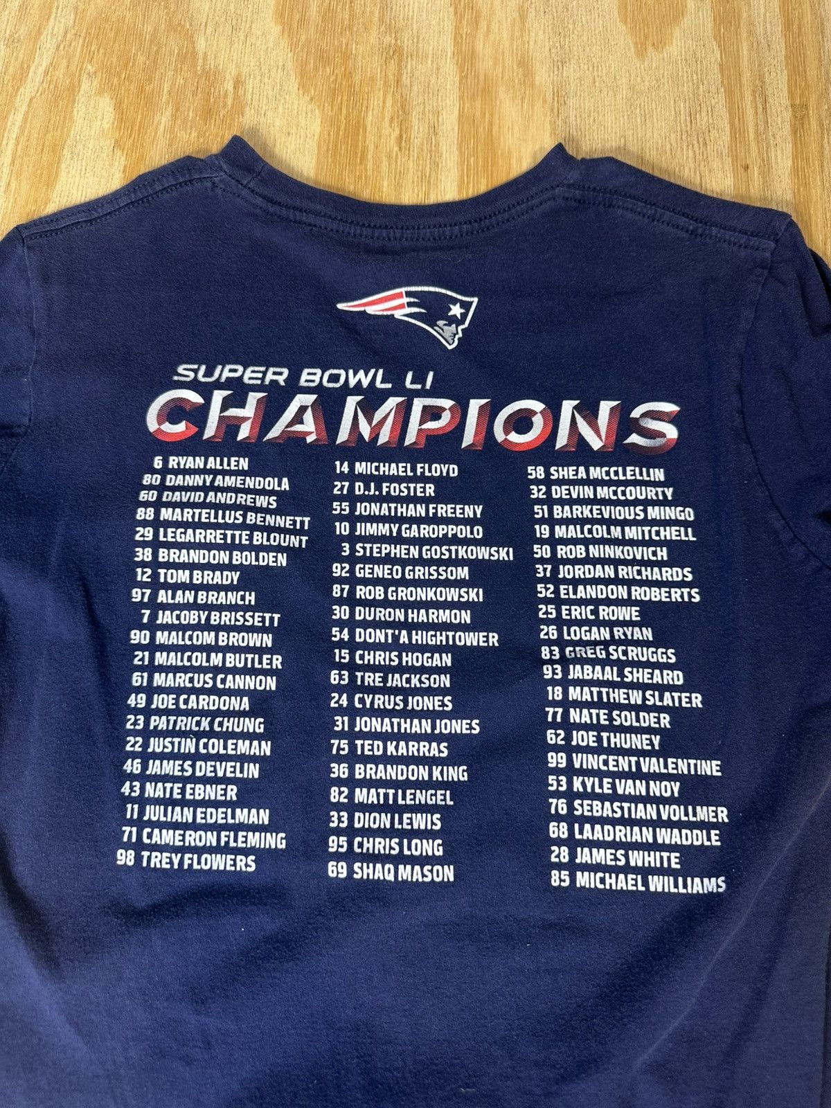 NFL New England Pats Super Bowl LI Champions Shirt Tom Brady NFL Size US S / EU 44-46 / 1 - 5 Thumbnail