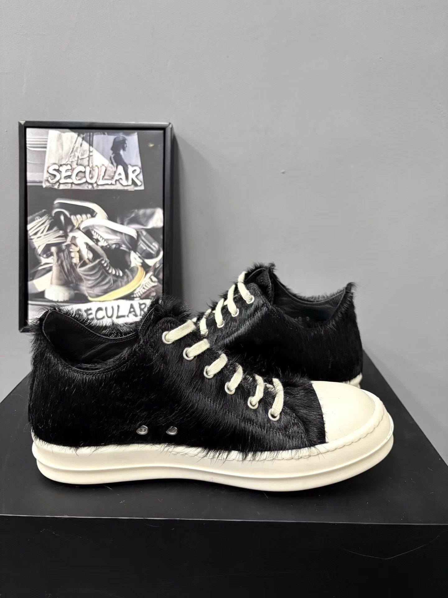 Rick Owens Rick Owens Mainline Horsehair Sneakers K34 Size US 7 / EU 40 - 6 Thumbnail
