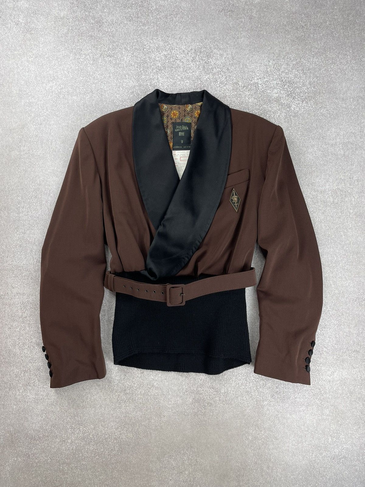 Jean Paul Gaultier 80-90’s Jean Paul Gaultier Homme Archival Blazer Jacket Size US M / EU 48-50 / 2 - 1 Thumbnail
