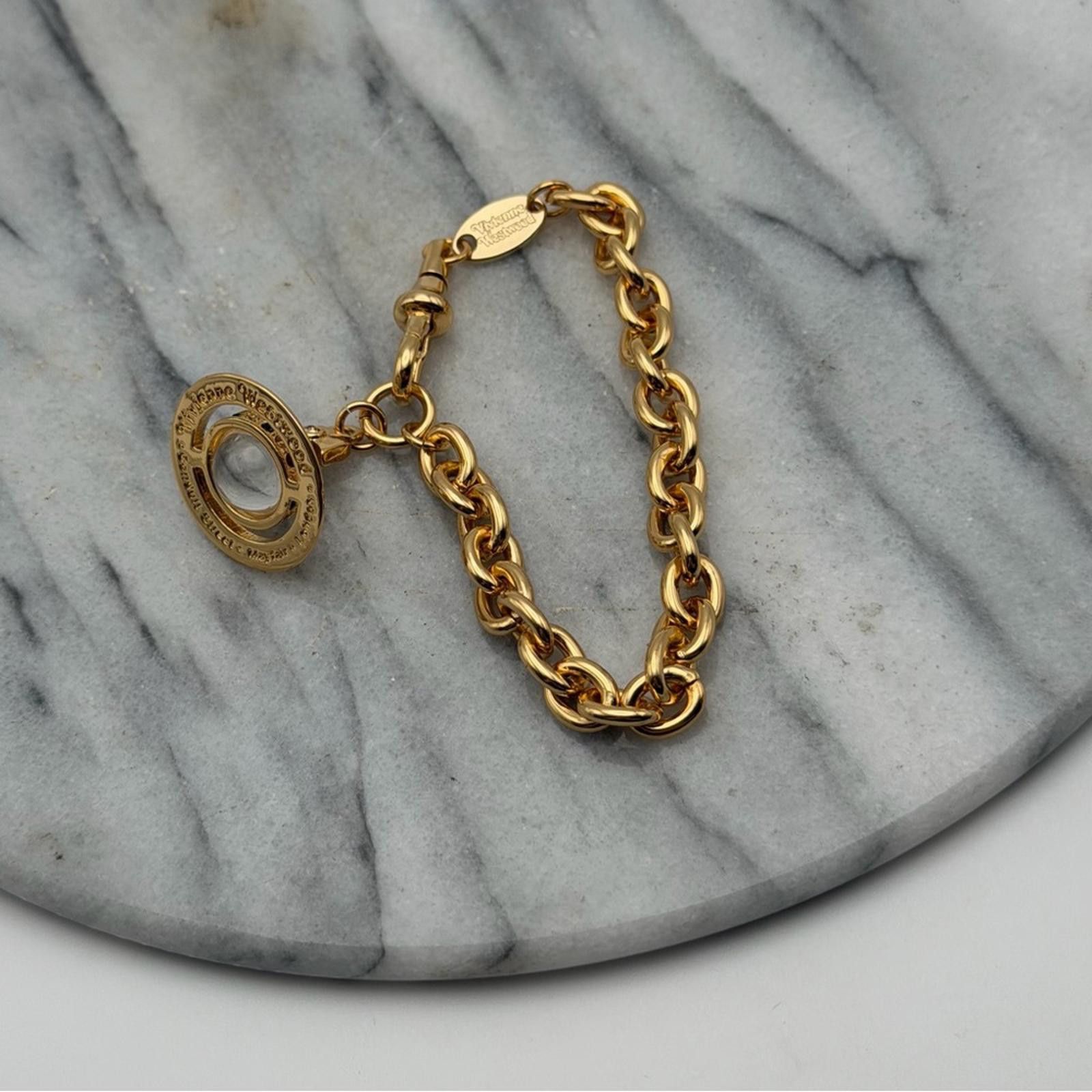 Vivienne Westwood Vivienne Westwood Gold Petite Orb Bracelet Size ONE SIZE - 3 Thumbnail