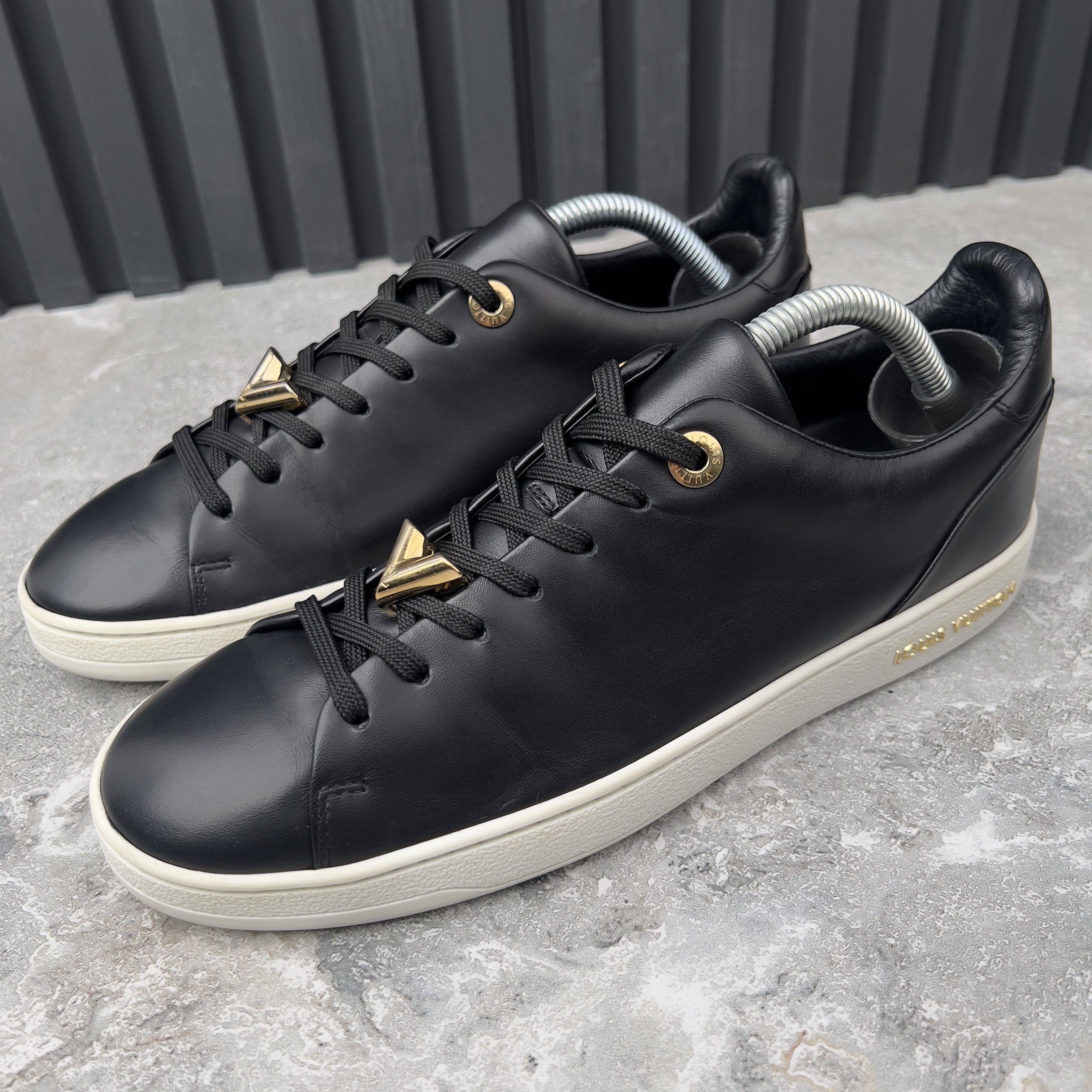 Louis Vuitton Louis Vuitton Frontrow Logo Low Top Sneakers Leather Size US 8 / IT 38 - 1 Thumbnail
