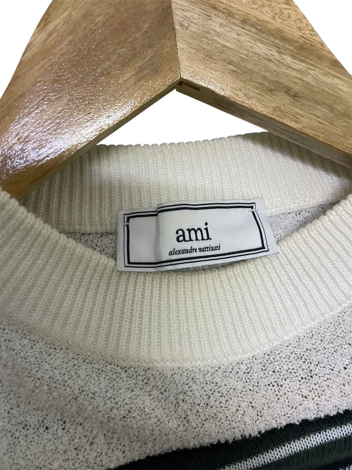 AMI Ami x Alexandre Mattiussi Striped Knit Sweater Size US XL / EU 56 / 4 - 10 Thumbnail