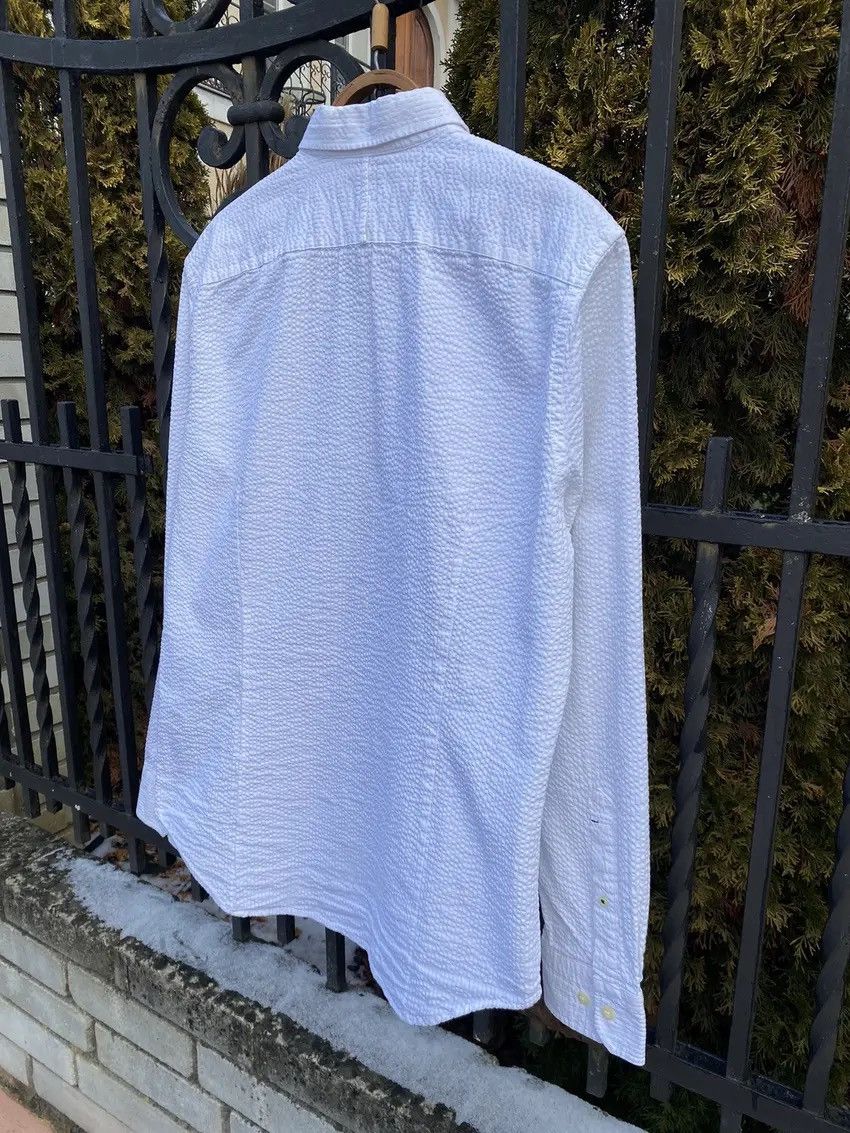 Banana Republic Vintage Banana Republic Seersucker Classic ButtonDown Shirt Size US L / EU 52-54 / 3 - 11 Thumbnail
