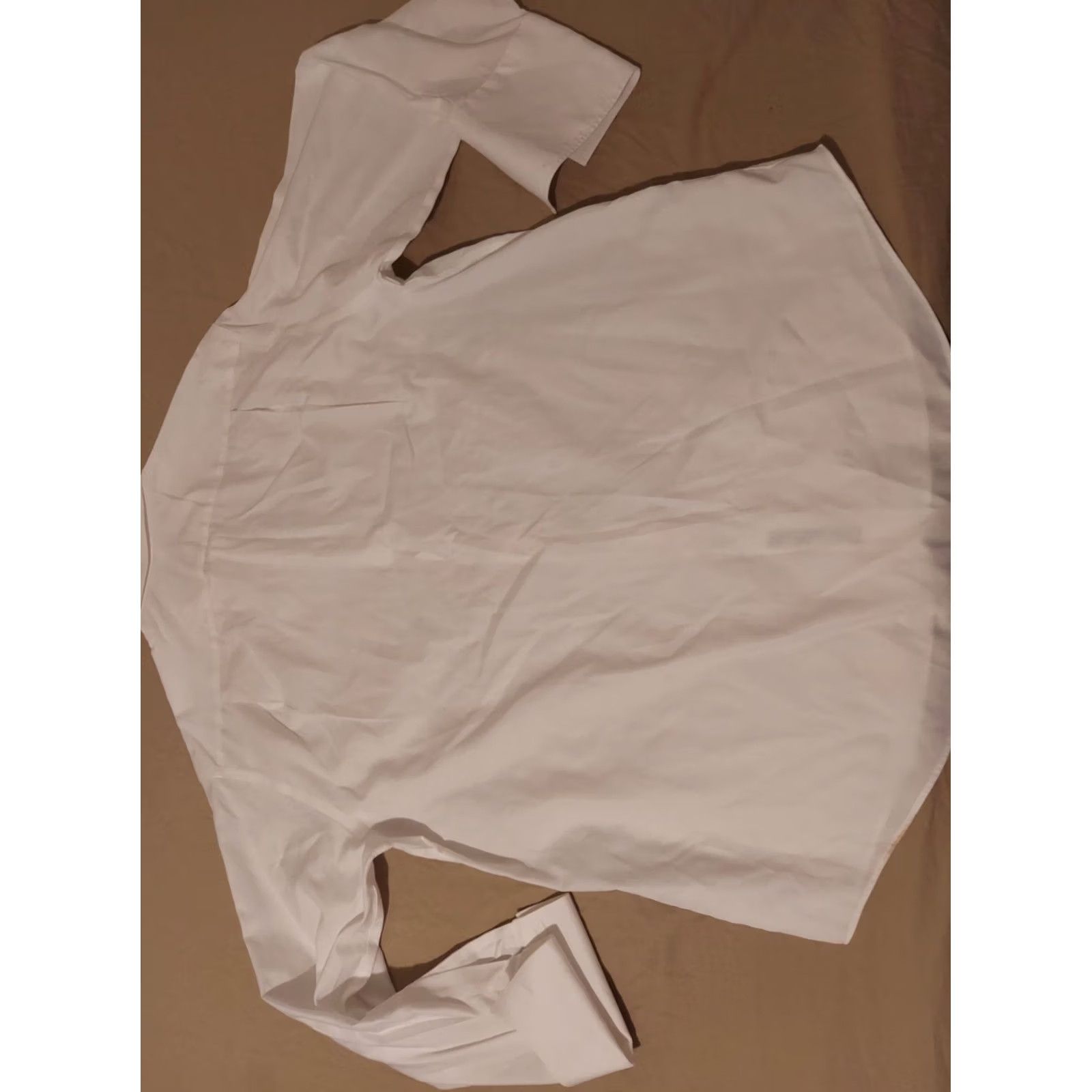 Charles Tyrwhitt Charles Tyrwhitt Dress Shirt Mens 18 35 White Button Cotton Size 48R - 6 Thumbnail