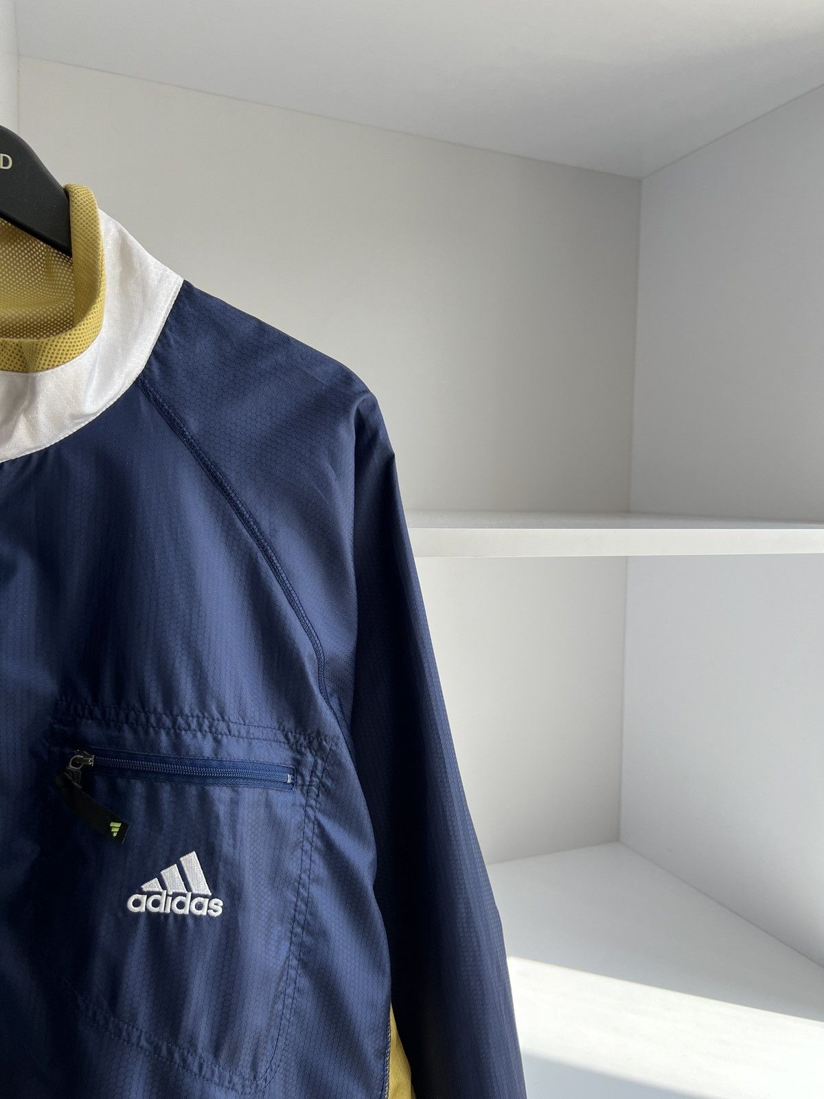 Adidas × Vintage Vintage Adidas Windbreaker Jacket 90s style Size US XL / EU 56 / 4 - 4 Thumbnail