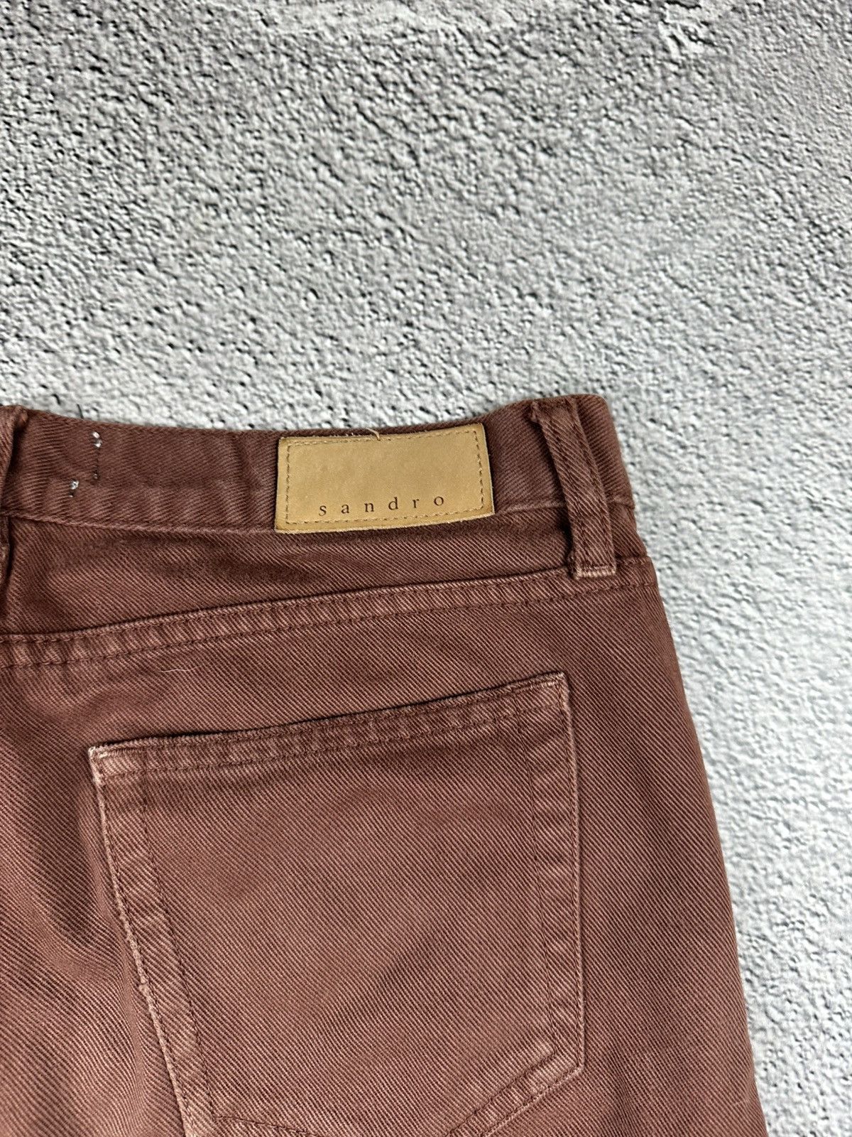 Sandro × Vintage Sandro New Droit Woman’s Jeans Pants Y2K Old Money Style Size 28" / US 6 / IT 42 - 5 Thumbnail