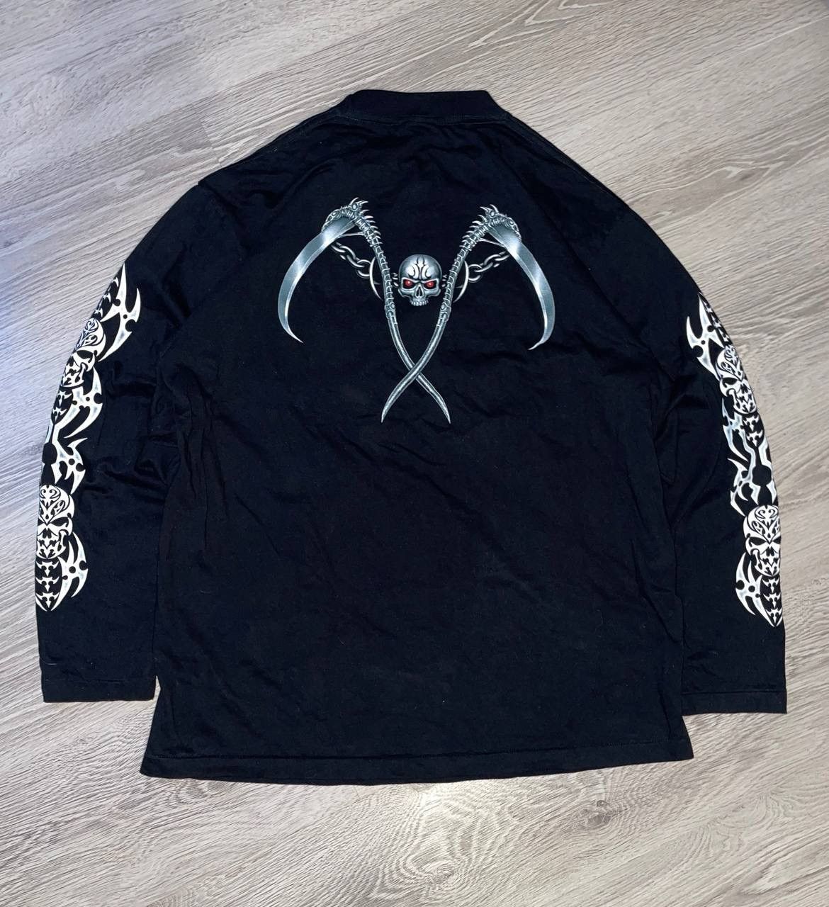 Affliction × Vintage Spiral trible long sleeve sk8 y2k 2000s skate rap sematary Size US XL / EU 56 / 4 - 3 Thumbnail
