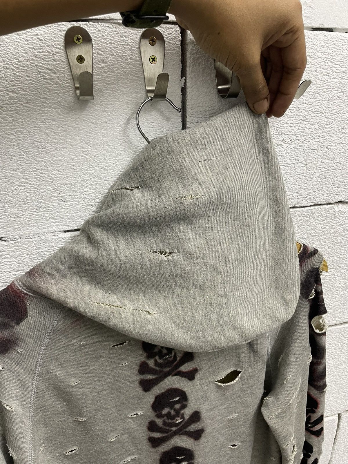 Designer Vintage Johnbull Thrashed Hoodies Distressed ERD Grunge Size US M / EU 48-50 / 2 - 16 Thumbnail