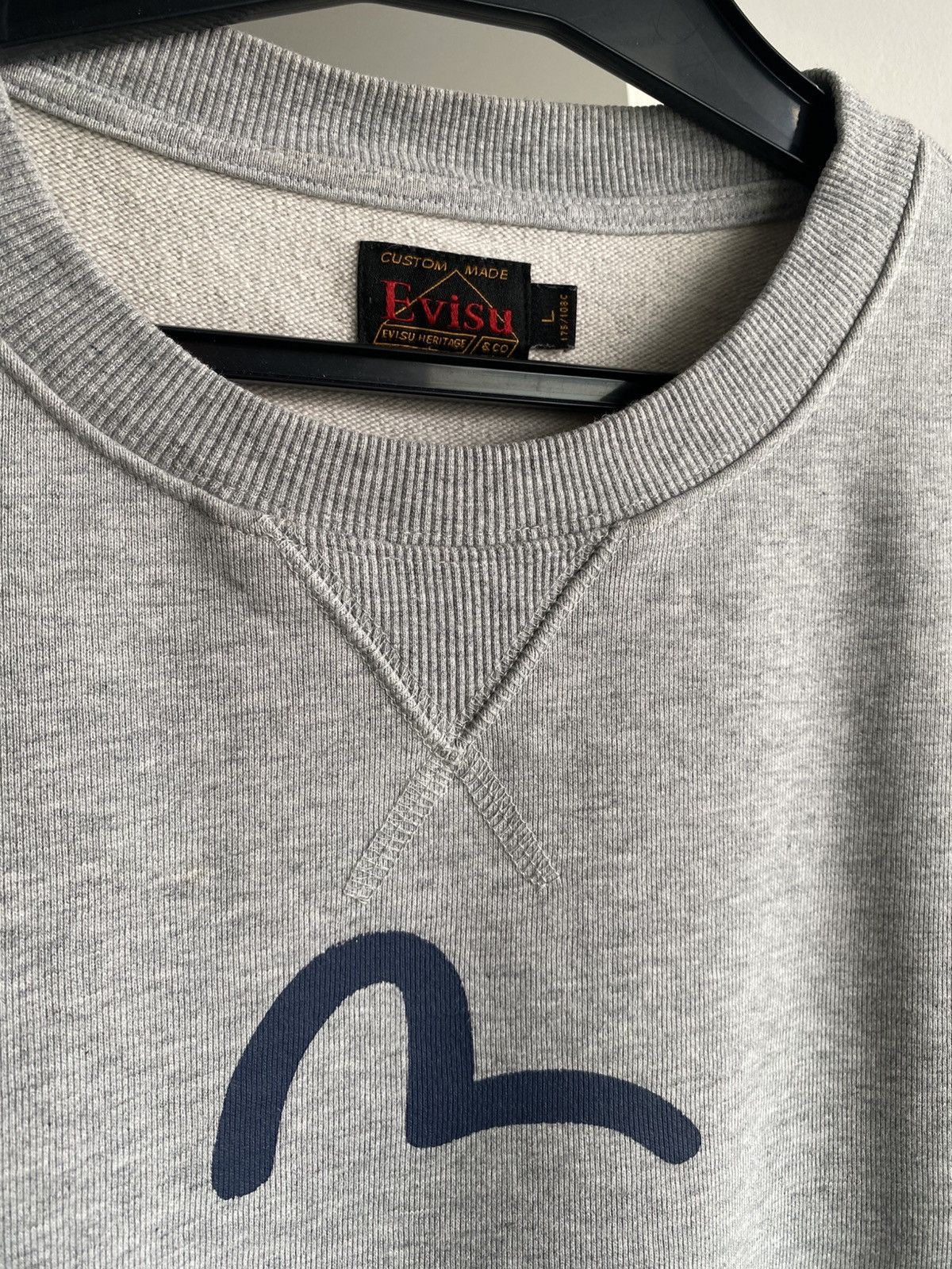 Evisu × Japanese Brand Evisu Seagull Print Sweatshirt Crewneck Basic y2k drip L Size US L / EU 52-54 / 3 - 7 Thumbnail