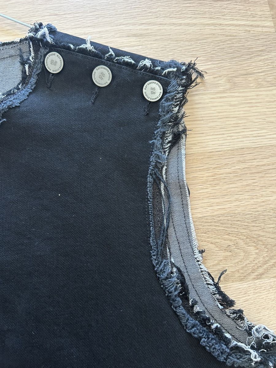 Raf Simons Raf Simons Doubled Denim Tank/Vest Size US XL / EU 56 / 4 - 5 Thumbnail