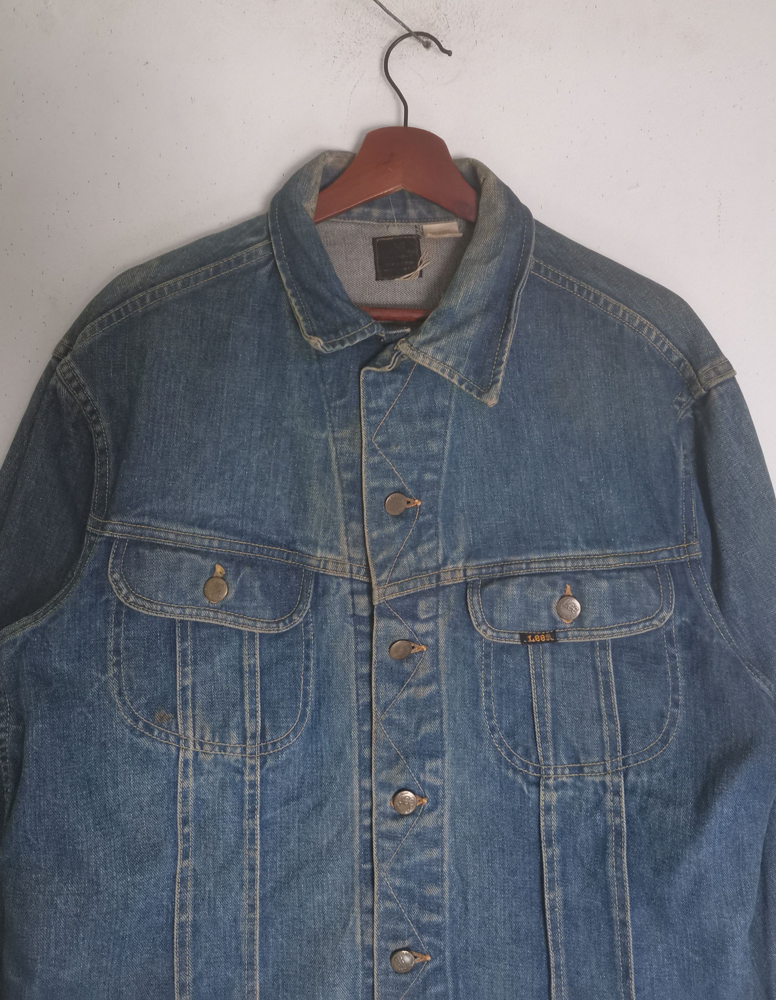 Lee × Vintage Rare vintage LEE denim jacket nice design Size US M / EU 48-50 / 2 - 2 Thumbnail