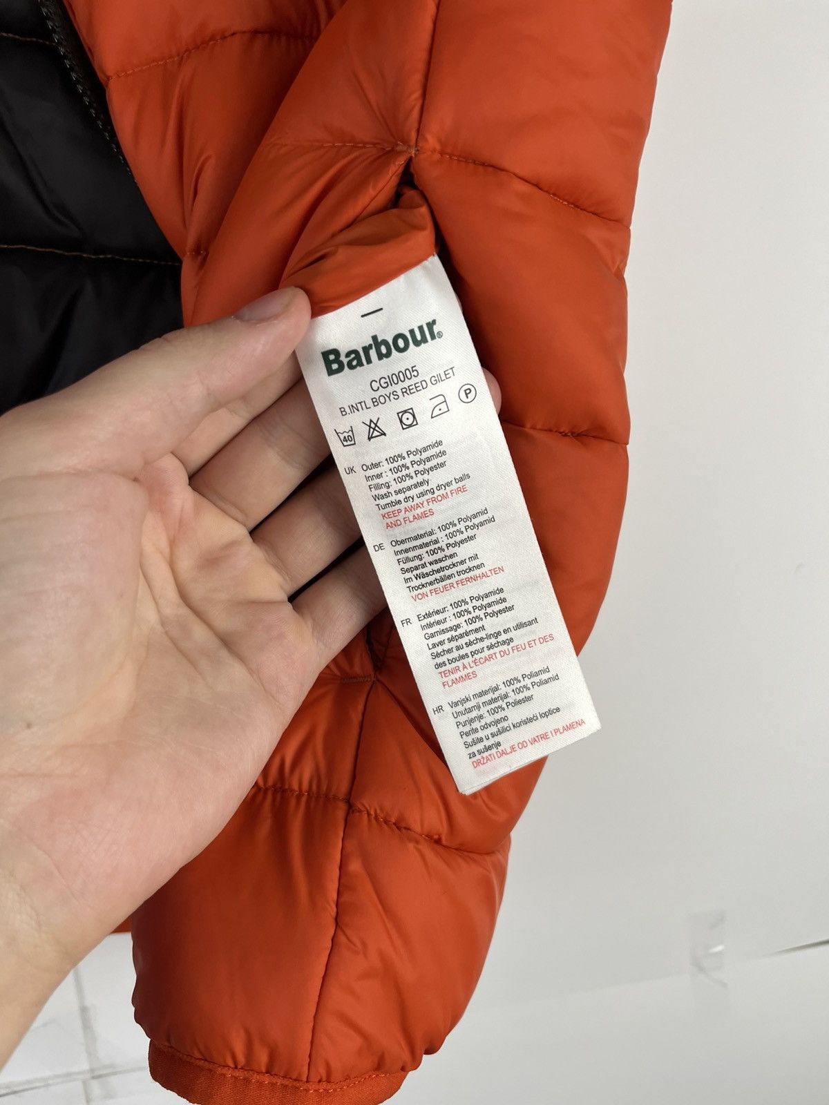 Barbour Barbour International Reed Gilet Nylon Down Vest XXL (14/15) Size US XXS / EU 40 - 7 Thumbnail