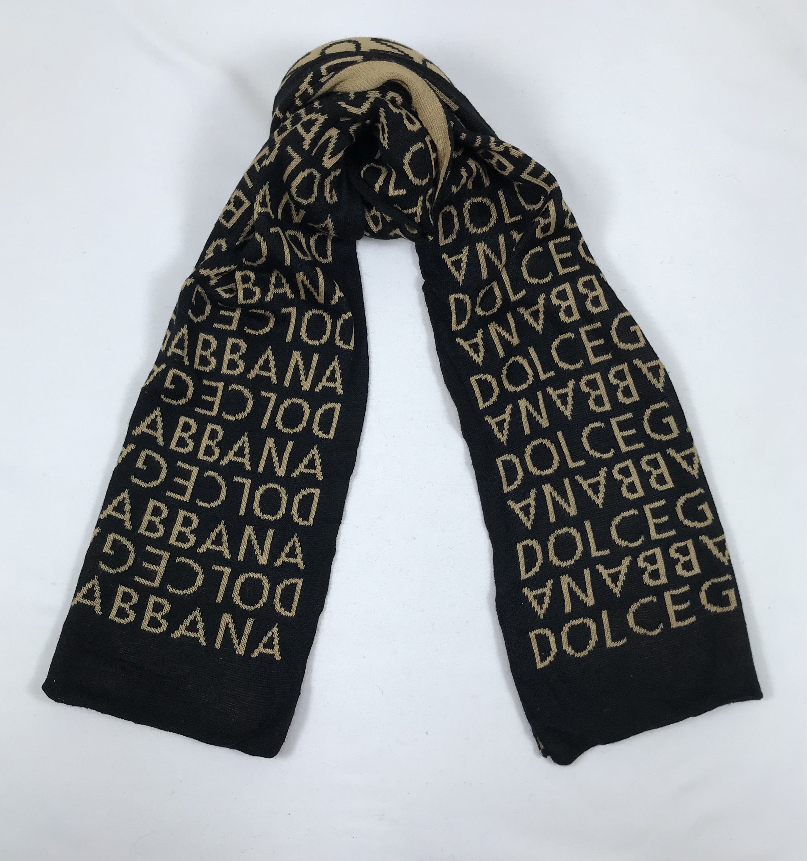 Dolce & Gabbana Dolce & Gabbana Monogram Luxury Scarf / Muffler / Wool Size ONE SIZE - 4 Thumbnail