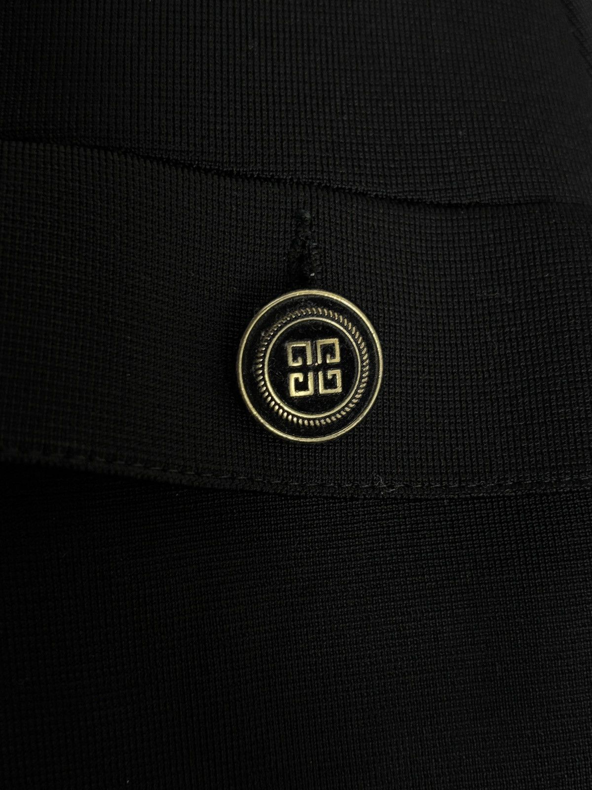 Givenchy Givenchy Patch Pocket Pencil Black Designer Midi Skirt Size 26" / US 2 / IT 38 - 5 Thumbnail