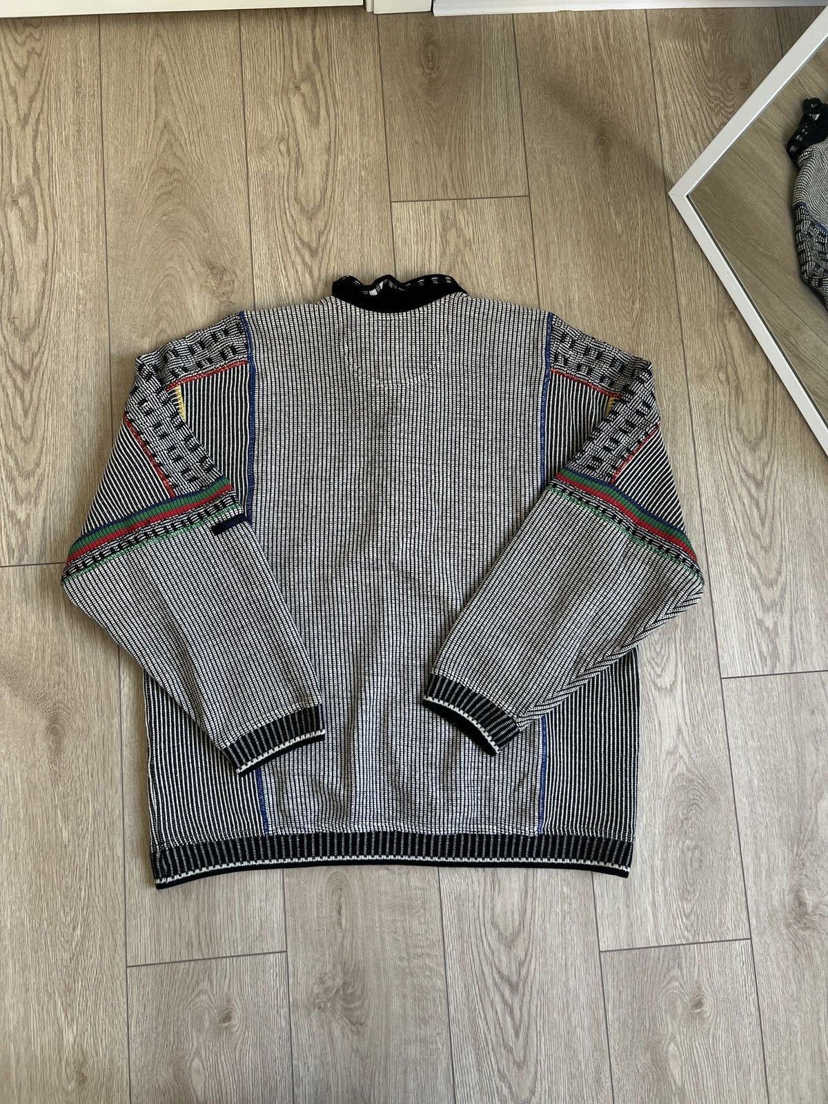 Carlo Colucci Carlo Colucci button up Sweater zebra Size US XXL / EU 58 / 5 - 2 Thumbnail