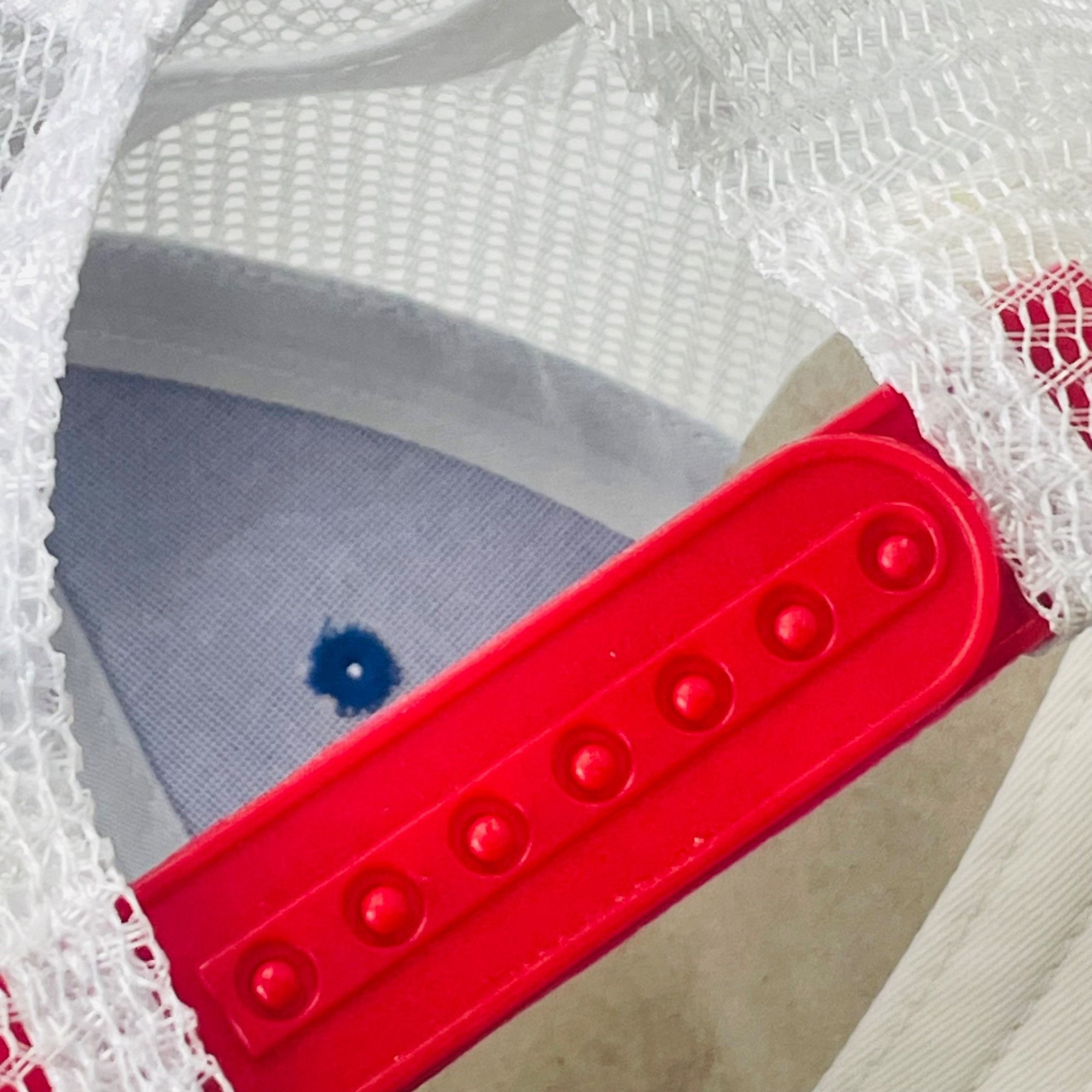 Pabst Blue Ribbon Pabst Blue Ribbon Mesh Trucker Hat Red White & Blue Adjustab Size ONE SIZE - 10 Thumbnail
