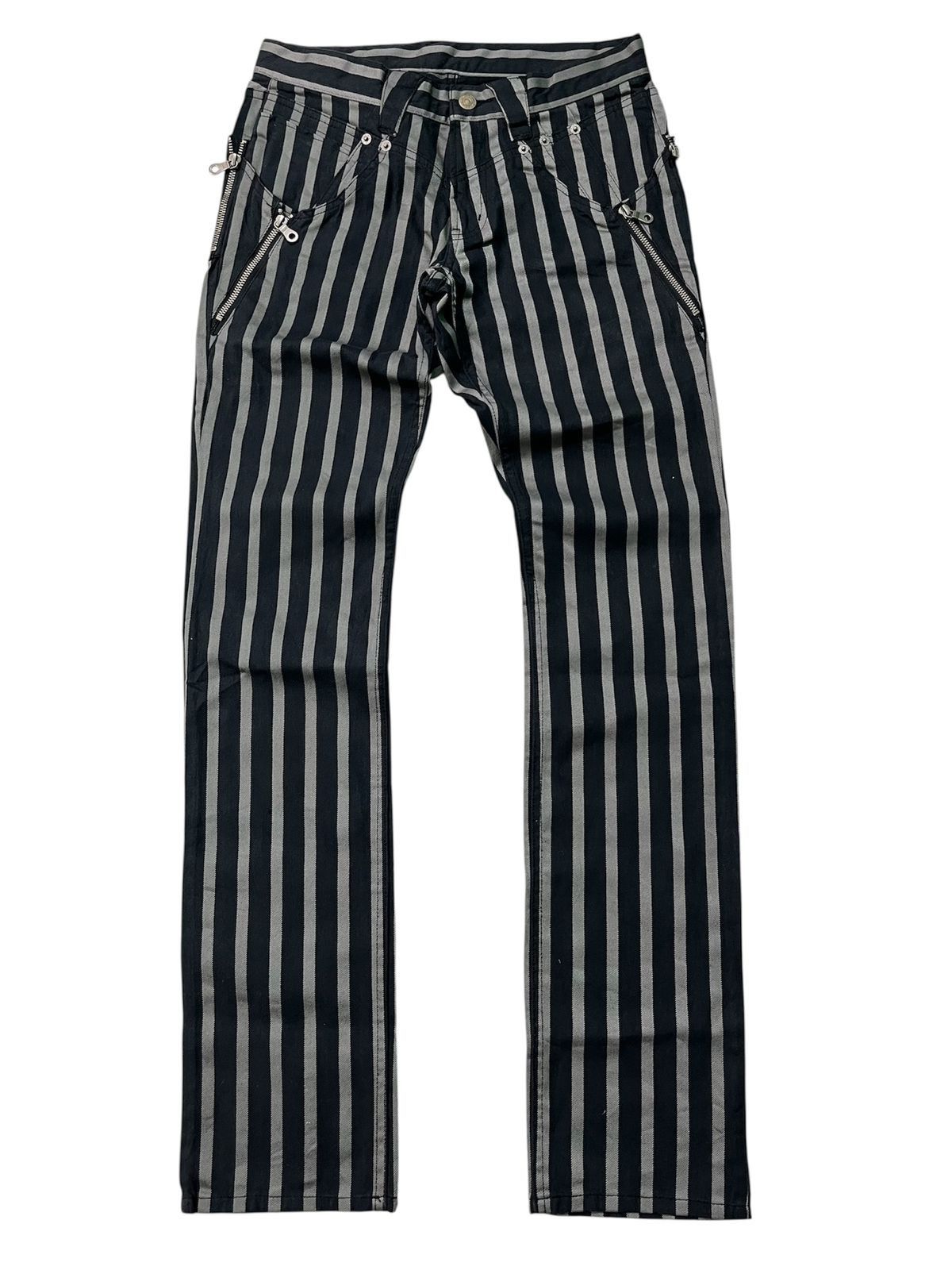 PPFM PPFM Multi Zipper Punk Style Pants Size US 30 / EU 46 - 1 Thumbnail