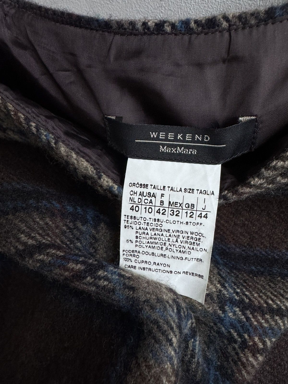 Max Mara Weekend Max Mara Wool Blend Plaid Skirt Size 30" / US 8 / IT 44 - 7 Thumbnail